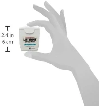 نخ دندان موم دار لیسترین ریچ با طعم نعناع تازه، 50.3 متر