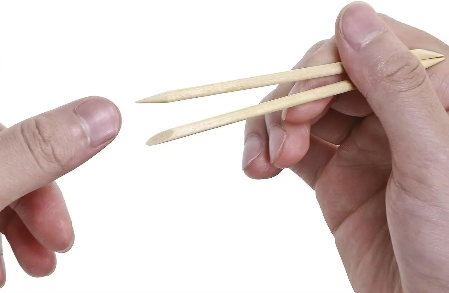 مینی اسکیتِر 50 عدد چوب مانیکور نارنجی دو طرفه چند منظوره، ابزار عقب زننده کوتیکول برای مانیکور و پدیکور مینی اسکیتِر 50 عدد چوب مانیکور نارنجی دو طرفه چند منظوره، ابزار عقب زننده کوتیکول برای مانیکور و پدیکور