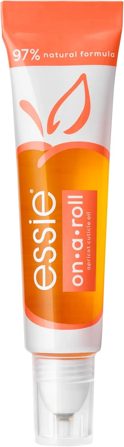 روغن کوتیکول و ناخن زردآلو رولی Essie، آبرسانی آسان و بدون کثیف کاری برای نرم کردن ناخن ها و کوتیکول ها.