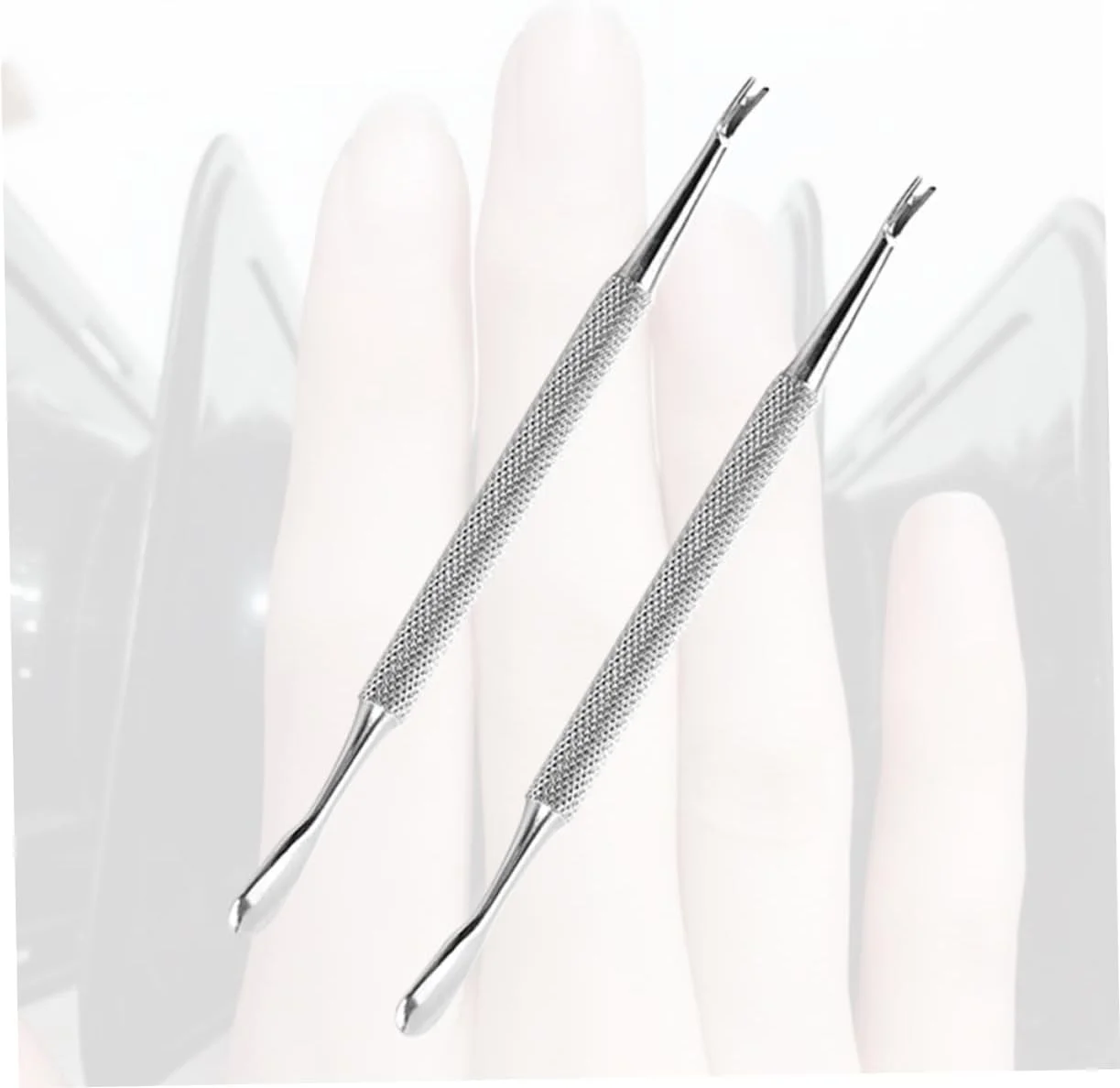 minkissy ابزار پیرایش 2 عدد چنگال پوست مرده، ابزار ناخن، از بین برنده پوست مرده، عقب زننده کوتیکول ناخن، بافر سوهان ناخن، ناخن گیر، ابزار پیرایش لایه بردار minkissy ابزار پیرایش 2 عدد چنگال پوست مرده، ابزار ناخن، از بین برنده پوست مرده، عقب زننده کوتیکول ناخن، بافر سوهان ناخن، ناخن گیر، ابزار پیرایش لایه بردار