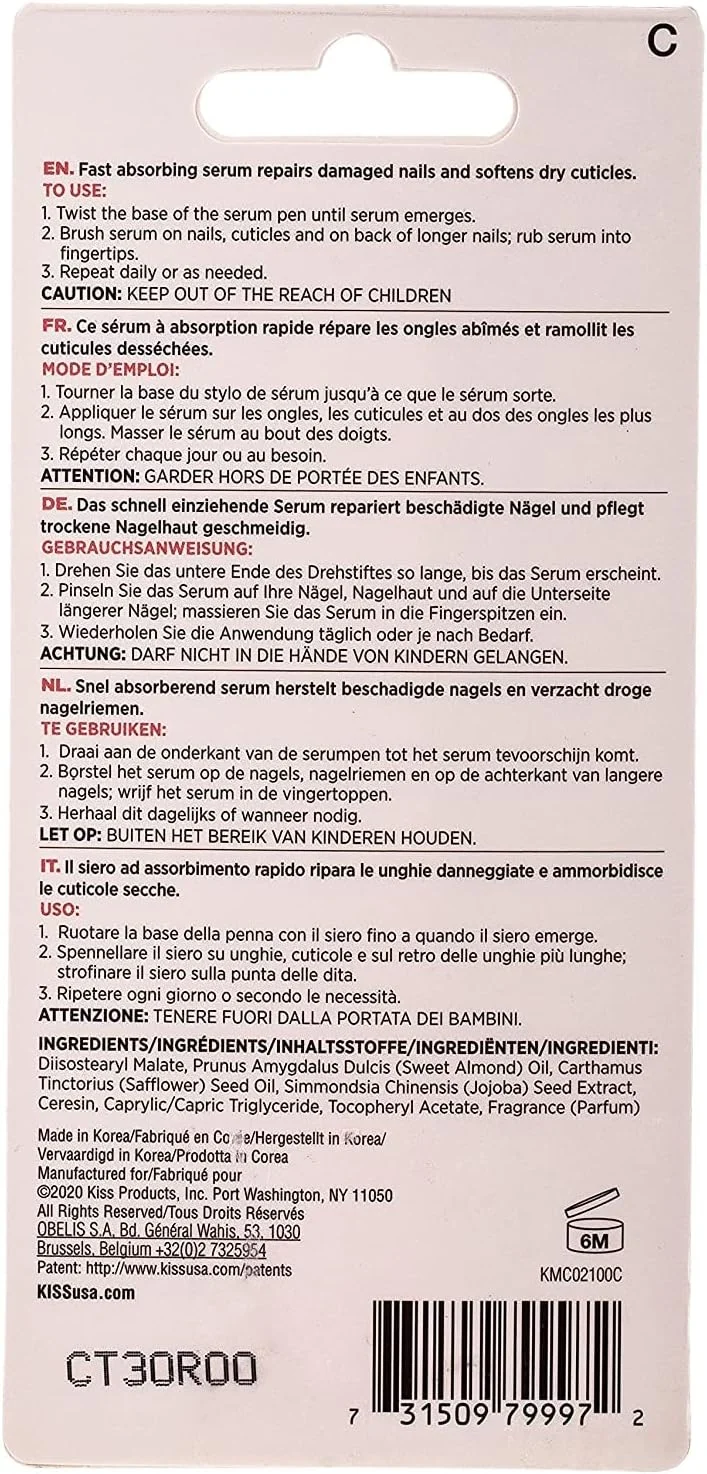 قلم ترمیم ناخن و کوتیکول کیس منیکوری، Kmc02C، ۱.۲ میلی لیتر، ۷۳۱۵۰۹۷۹۹۹۷۲ قلم ترمیم ناخن و کوتیکول کیس منیکوری، Kmc02C، ۱.۲ میلی لیتر، ۷۳۱۵۰۹۷۹۹۹۷۲