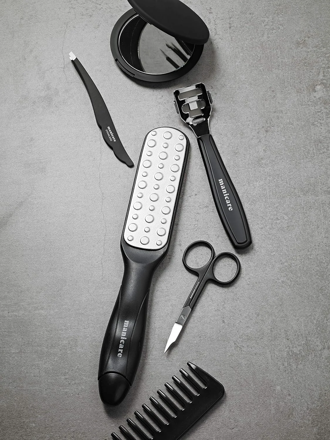 ابزار مانیکور دو طرفه Manicare برای مرتب کردن کوتیکول با میله سم، برای اصلاح کوتیکول های بیش از حد رشد کرده، نوک استیل ضد زنگ، ابزار حرفه ای مانیکور و پدیکور، شامل کیف نگهداری ابزار مانیکور دو طرفه Manicare برای مرتب کردن کوتیکول با میله سم، برای اصلاح کوتیکول های بیش از حد رشد کرده، نوک استیل ضد زنگ، ابزار حرفه ای مانیکور و پدیکور، شامل کیف نگهداری