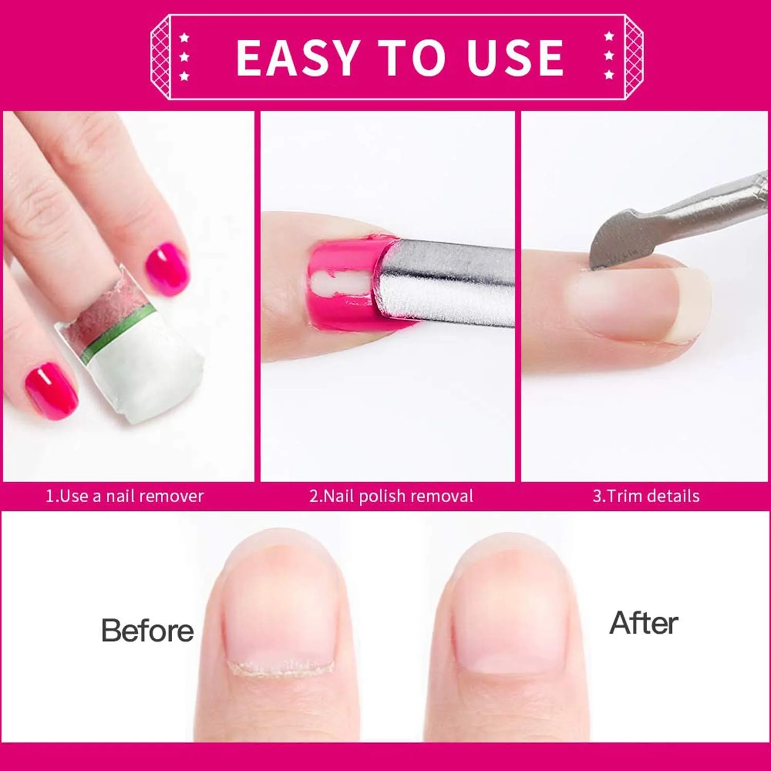 ابزار از بین برنده پوستک ضد گرد و غبار، پوشر لاک ناخن، قیچی استیل ضد زنگ، ابزار پدیکور و مانیکور بسیار تیز، پاک کننده ناخن، برای ناخن های دست و پا (2 عدد) ابزار از بین برنده پوستک ضد گرد و غبار، پوشر لاک ناخن، قیچی استیل ضد زنگ، ابزار پدیکور و مانیکور بسیار تیز، پاک کننده ناخن، برای ناخن های دست و پا (2 عدد)