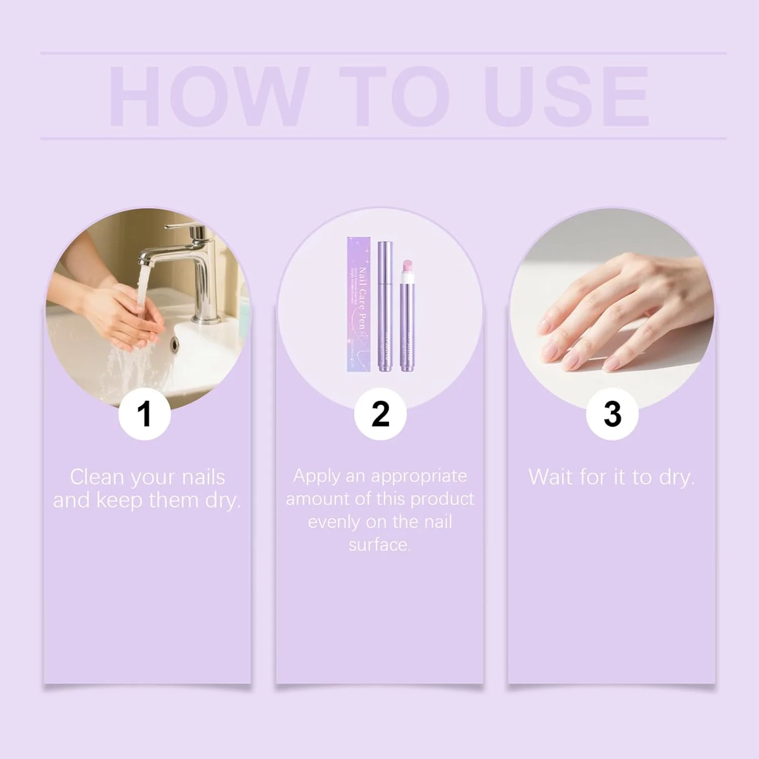 قلم روغن مراقبت از ناخن 3 در 1 برای کوتیکول، عقب زننده کوتیکول، با نوک سرامیکی، درمان کوتیکول برای ناخن های آویزان، ناخن های خشک و آسیب دیده، قلم از بین برنده کوتیکول ناخن (2 عدد)