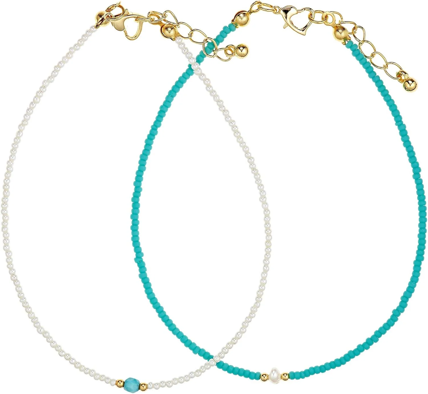 الوان ست دو عددی پابند زنانه با روکش طلا - سایز بلند - EE3419FTWL الوان ست دو عددی پابند زنانه با روکش طلا - سایز بلند - EE3419FTWL