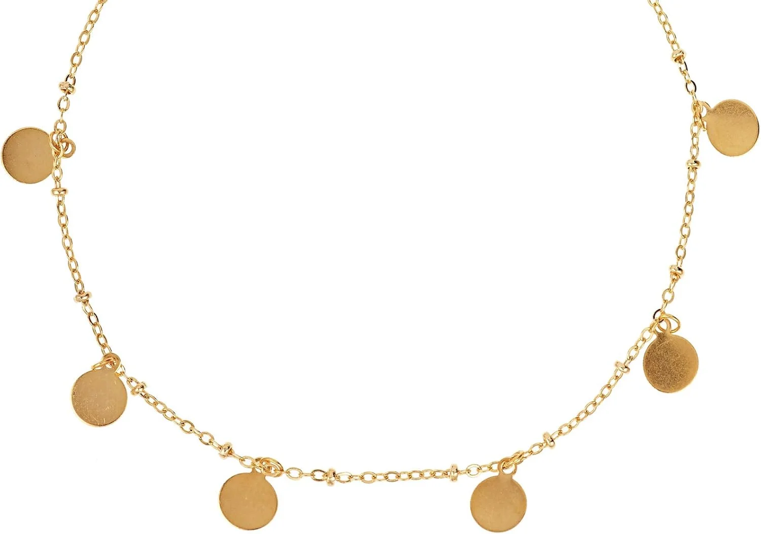 پابند کوتاه زنانه آبکاری طلا با آویزهای آلوان - EE3809SG پابند کوتاه زنانه آبکاری طلا با آویزهای آلوان - EE3809SG