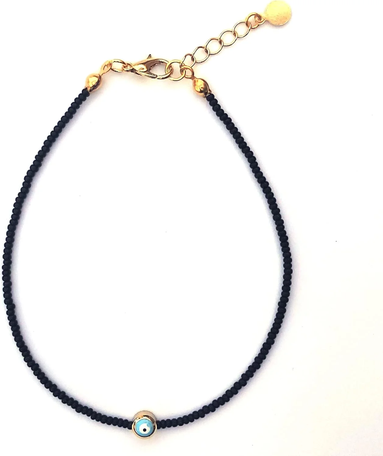 پابند زنانه طرح چشم نظر متوسط آلوان - EE3537FBLB پابند زنانه طرح چشم نظر متوسط آلوان - EE3537FBLB