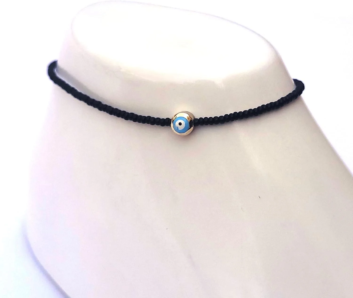 پابند زنانه طرح چشم نظر متوسط آلوان - EE3537FBLB پابند زنانه طرح چشم نظر متوسط آلوان - EE3537FBLB