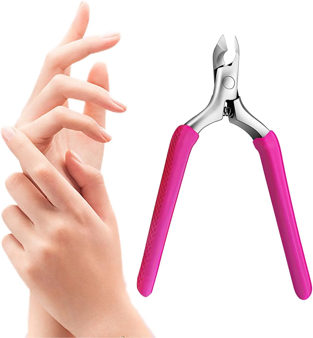 ابزار حرفه ای حذف پوستک ناخن آزونی، دسته سیلیکونی ضد لغزش، آلیكات حرفه ای مانیکور از جنس استیل ضد زنگ برای پوست خشک (رز) ابزار حرفه ای حذف پوستک ناخن آزونی، دسته سیلیکونی ضد لغزش، آلیكات حرفه ای مانیکور از جنس استیل ضد زنگ برای پوست خشک (رز)