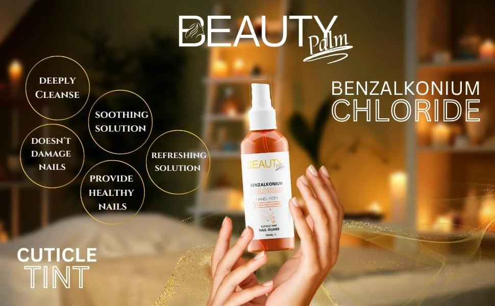 محلول کوتیکول رنگی Beauty Palm Benzalkonium Chloride، مناسب برای انواع پوست، ضد باکتری، پاک کننده ناخن ها در یک مرحله، ضدعفونی کننده ناخن (100) محلول کوتیکول رنگی Beauty Palm Benzalkonium Chloride، مناسب برای انواع پوست، ضد باکتری، پاک کننده ناخن ها در یک مرحله، ضدعفونی کننده ناخن (100)