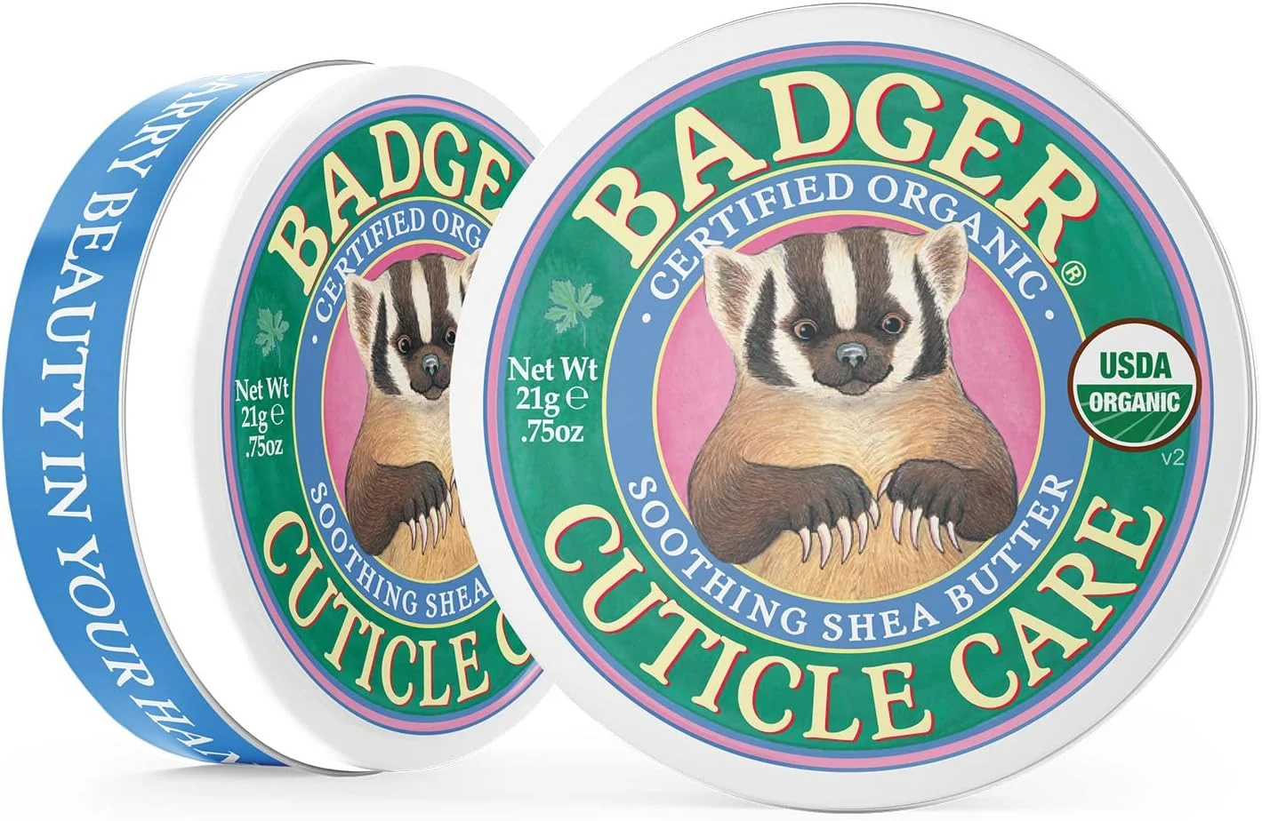 بالم مراقبت از کوتیکول ارگانیک Badger - کرم مراقبت از ناخن طبیعی با کره شی، عصاره غنی از ویتامین Seabuckthorn برای تقویت، تسکین و ترمیم کوتیکول های خشک و ترک خورده - رایحه مرکبات ملایم - 0.75oz بالم مراقبت از کوتیکول ارگانیک Badger - کرم مراقبت از ناخن طبیعی با کره شی، عصاره غنی از ویتامین Seabuckthorn برای تقویت، تسکین و ترمیم کوتیکول های خشک و ترک خورده - رایحه مرکبات ملایم - 0.75oz