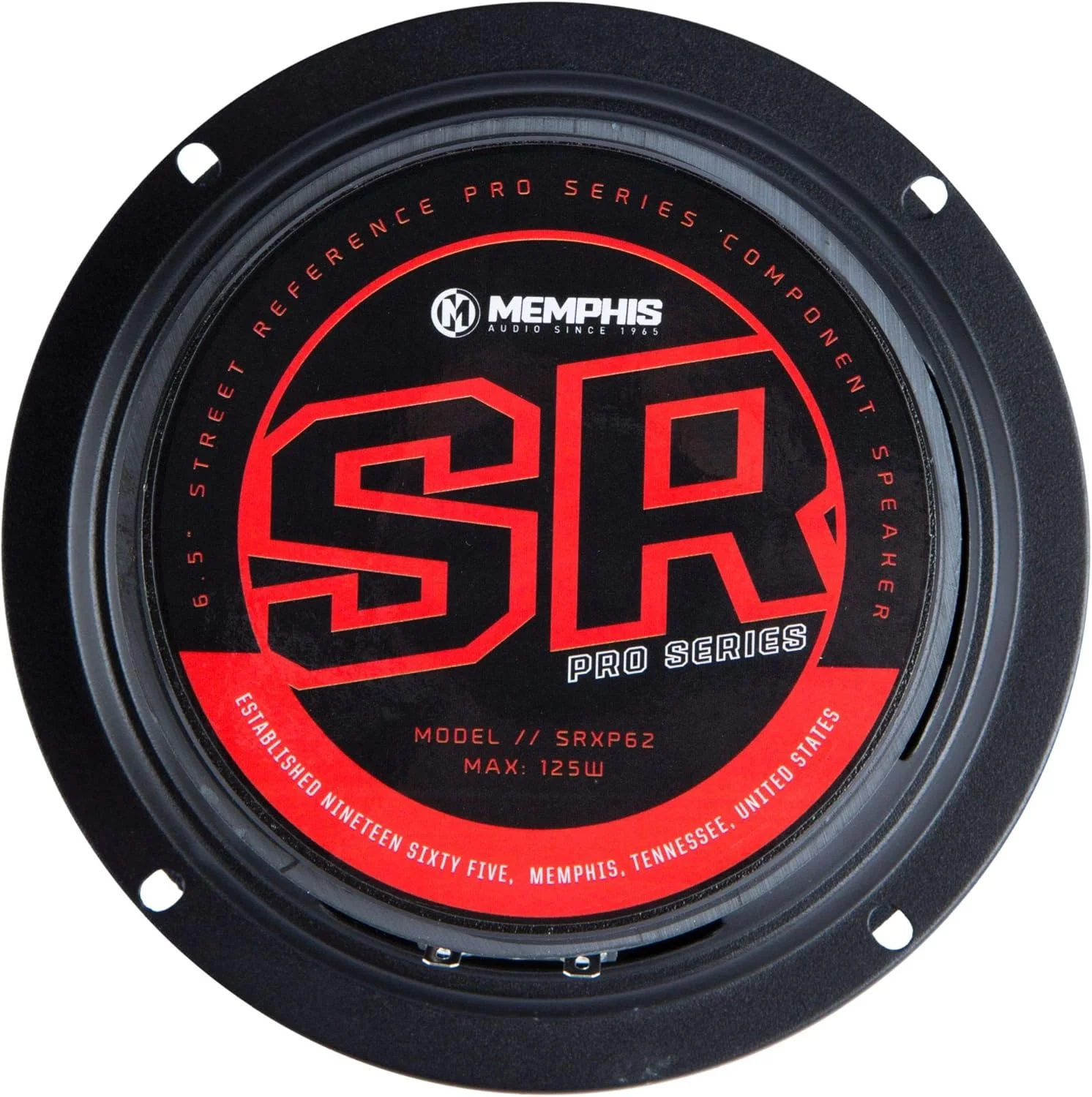 بلندگوی کامپوننت خودرو ممفیس آدیو مدل SRXP62 Street Reference، سایز 6.5 اینچ، توان اسمی 125 وات، حداکثر توان 250 وات