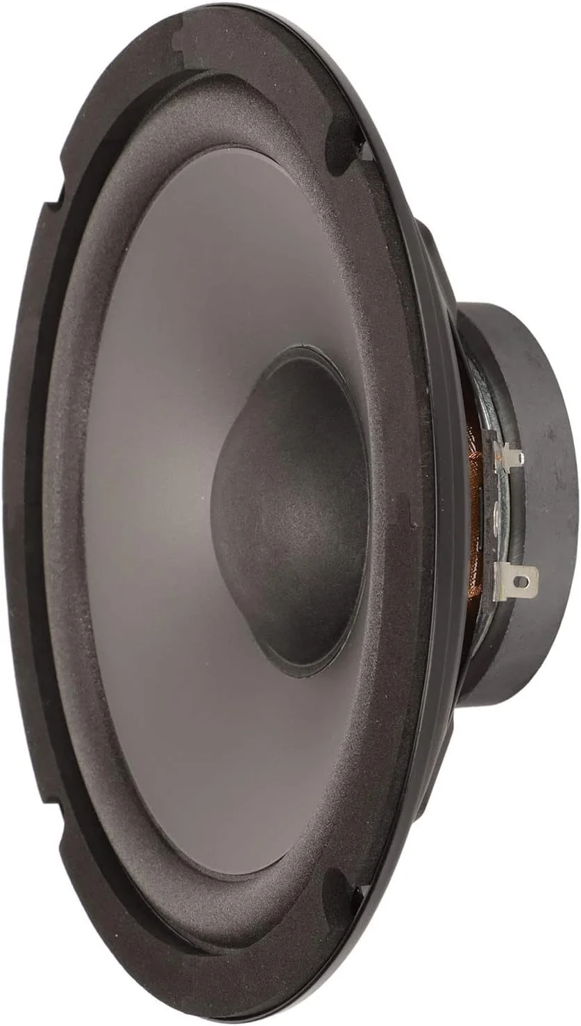 بلندگوی میان رده 6 اینچی 600 واتی، مغناطیسی خارجی، بلندگوهای کواکسیال 4 اهم برای سیستم های صوتی خودرو، مشکی، لوازم جانبی تیونینگ