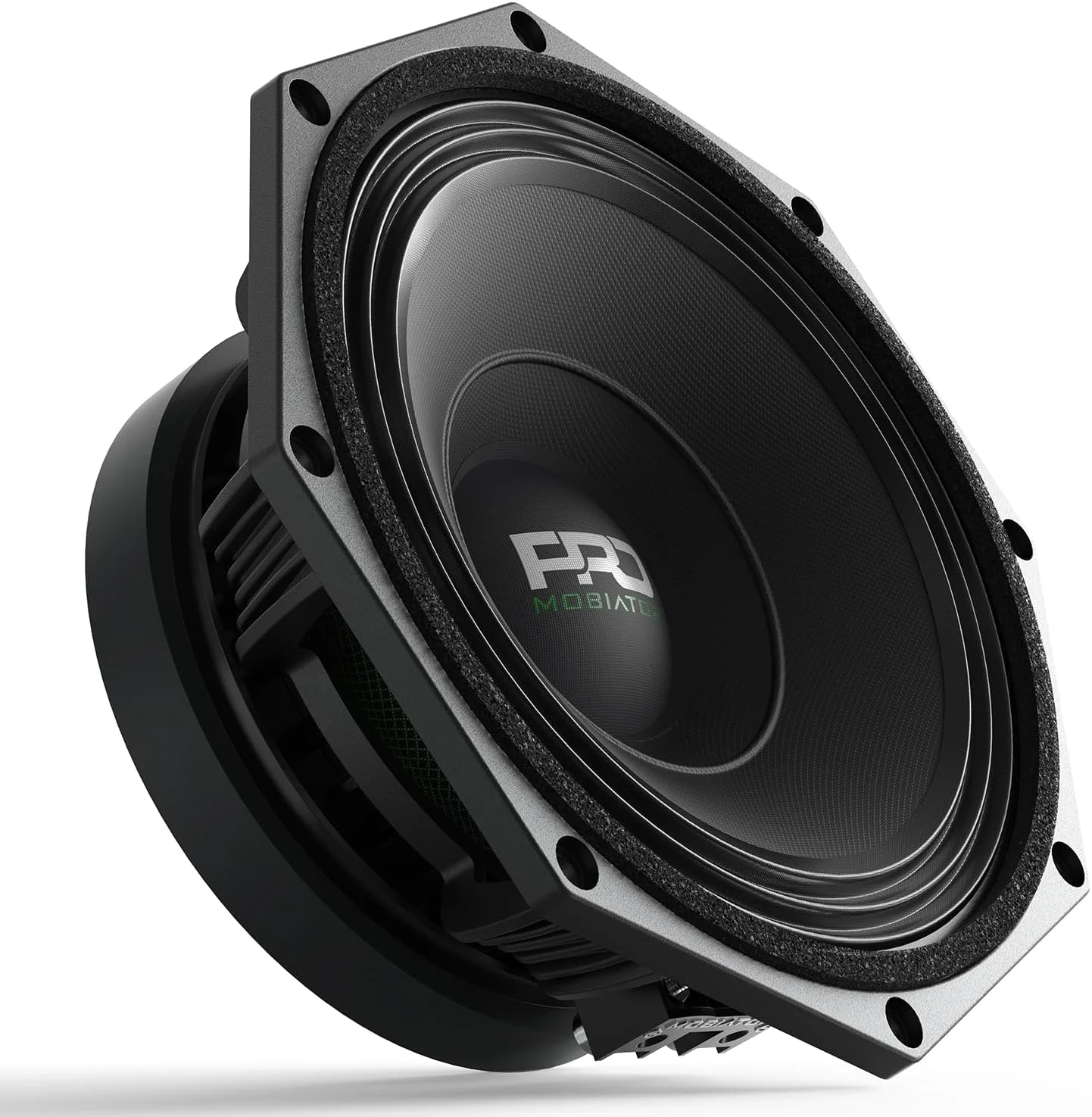 بلندگوی MOBIATOR PRO654ND - میان رده 6.5 اینچی با بولت آلومینیومی، حداکثر توان 1000 وات، توان اسمی 250 وات، 4 اهم - بلندگوهای درب خودرو با کیفیت عالی برای سیستم صوتی استریو ماشین یا کامیون