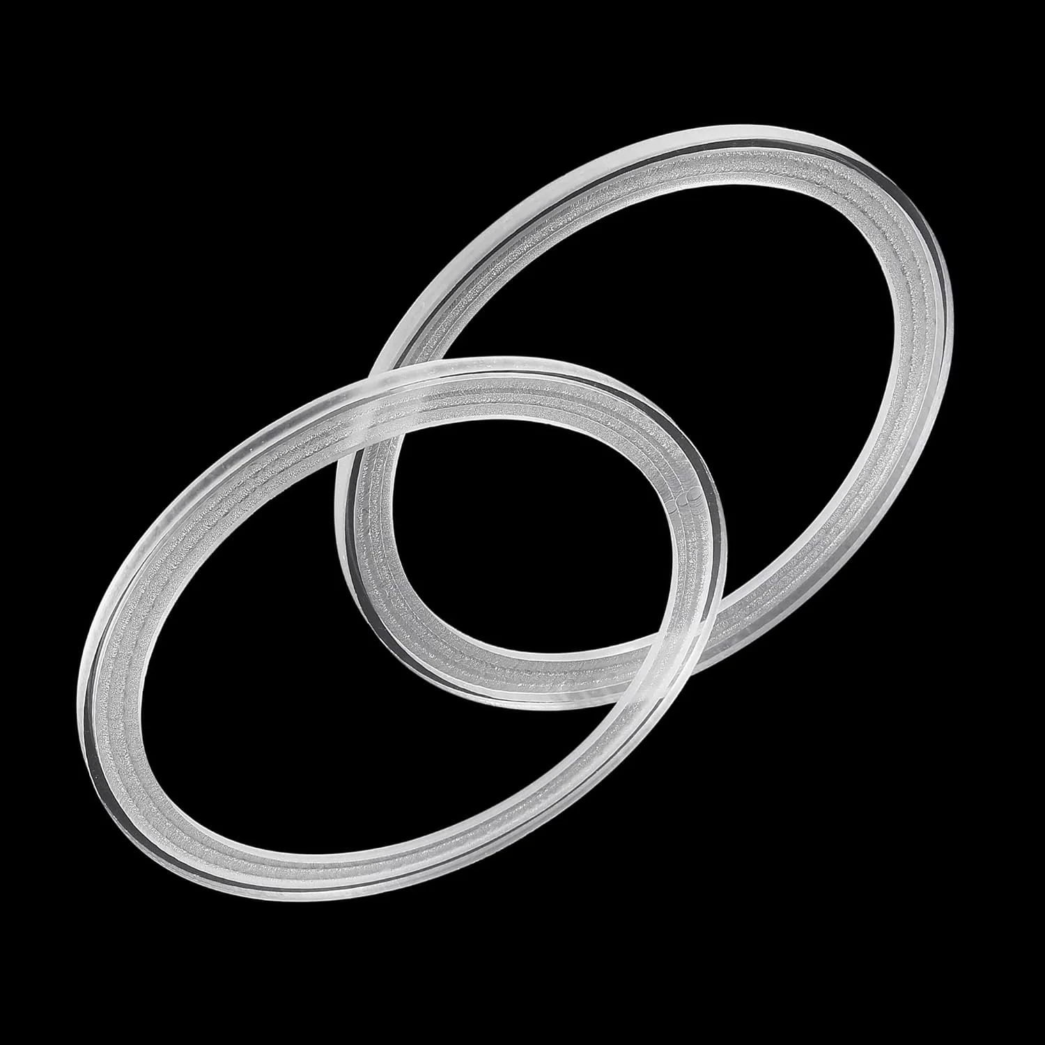 حلقه فاصله دهنده بلندگوی خودرو MACHSWON، 2 عدد، اکریلیک شفاف، صفحه فاصله دهنده نصب 146 میلی متر ID برای 6.5 اینچ