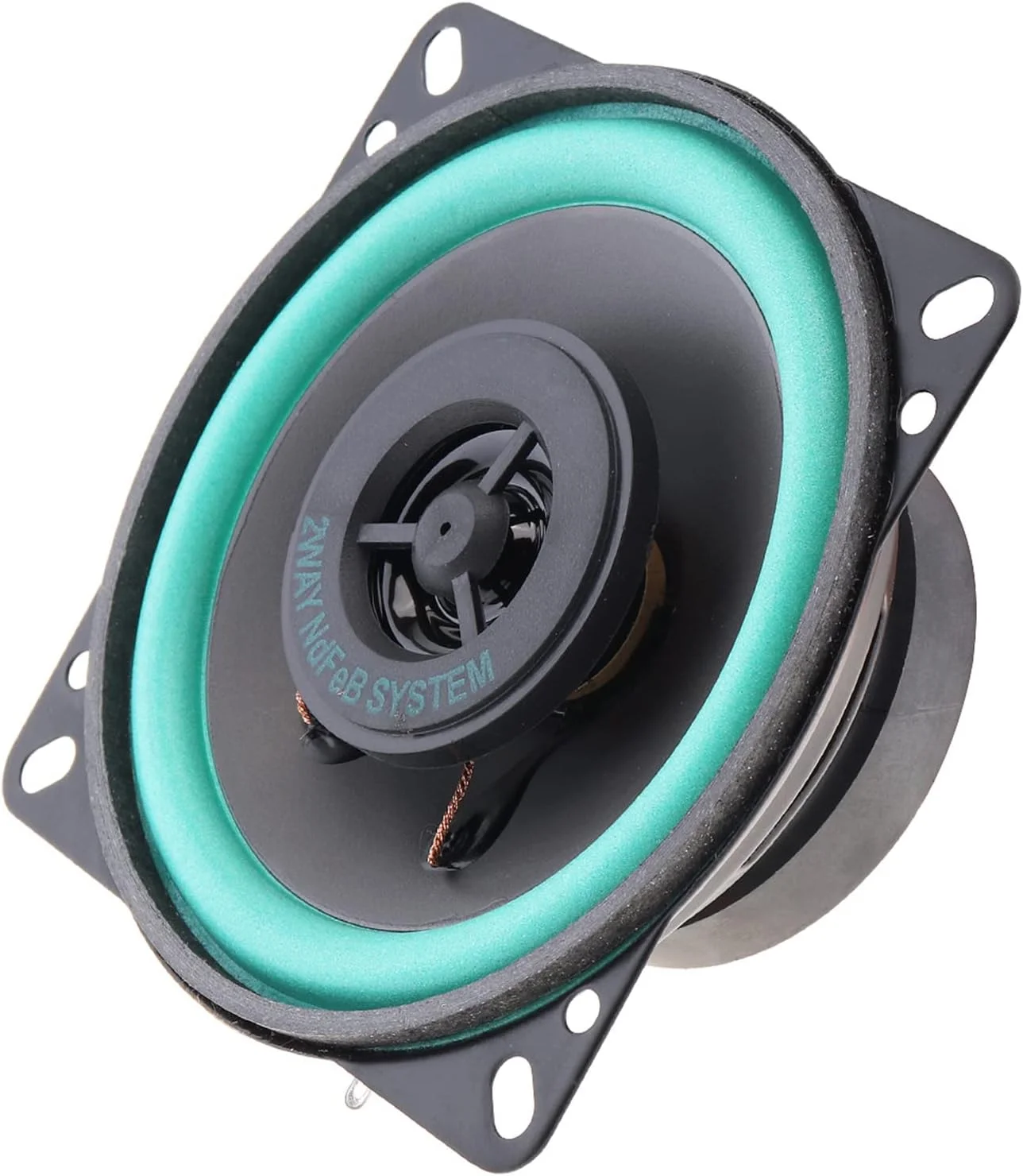 بلندگوی کواکسیال HiFi خودرو 100 واتی یونیورسال، بلندگوی استریوی موسیقی صوتی اتومبیل، فرکانس کامل، حساسیت بالا، عملکرد صوتی، خروجی توان بالا، ضد رطوبت، کاهش اعوجاج، نصب آسان