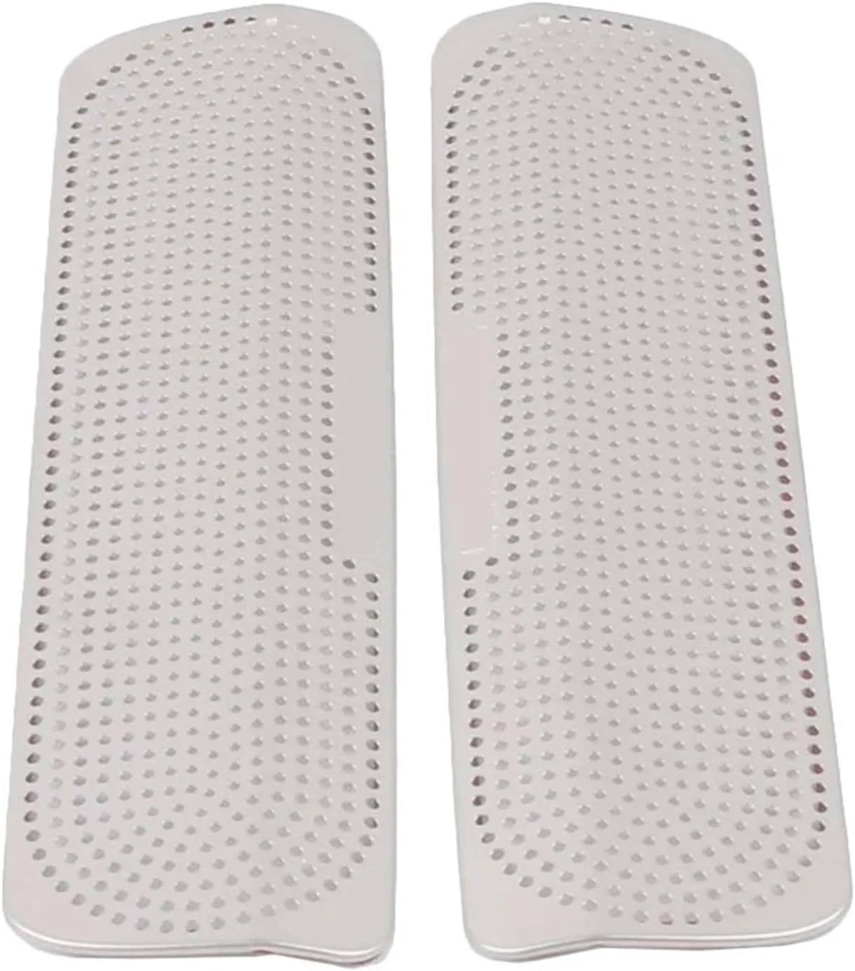 محافظ دریچه های خروجی هوا و بلندگوهای داخلی خودرو KUVISA از جنس استیل ضد زنگ، مناسب برای تویوتا لندکروزر 200 مدل 2008 تا 2020 (نقره ای) محافظ دریچه های خروجی هوا و بلندگوهای داخلی خودرو KUVISA از جنس استیل ضد زنگ، مناسب برای تویوتا لندکروزر 200 مدل 2008 تا 2020 (نقره ای)