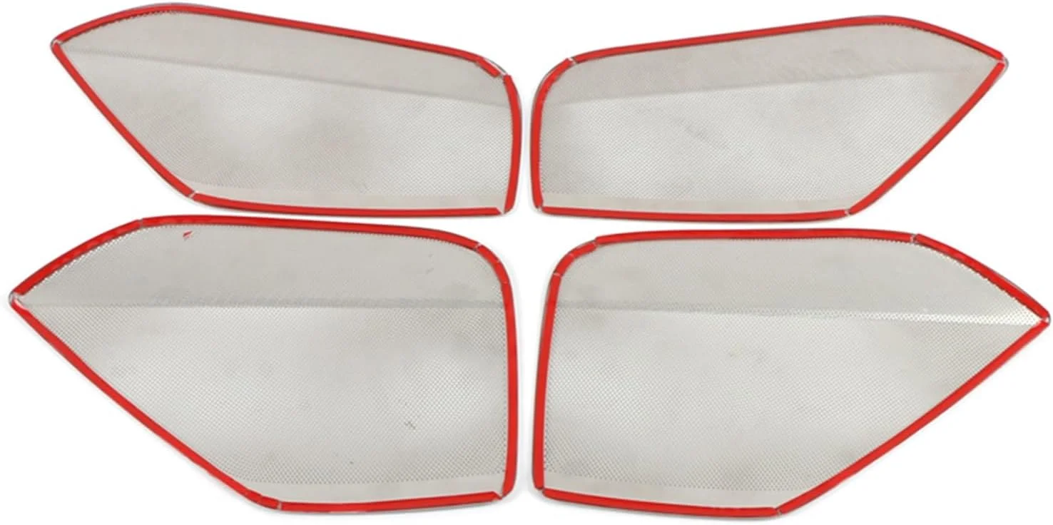 پوشش قاب بلندگوی درب خودرو KUVISA استیل ضد زنگ، مناسب برای آئودی A8L D5 مدل 2017-2021 (نقره ای با لوگو B) پوشش قاب بلندگوی درب خودرو KUVISA استیل ضد زنگ، مناسب برای آئودی A8L D5 مدل 2017-2021 (نقره ای با لوگو B)