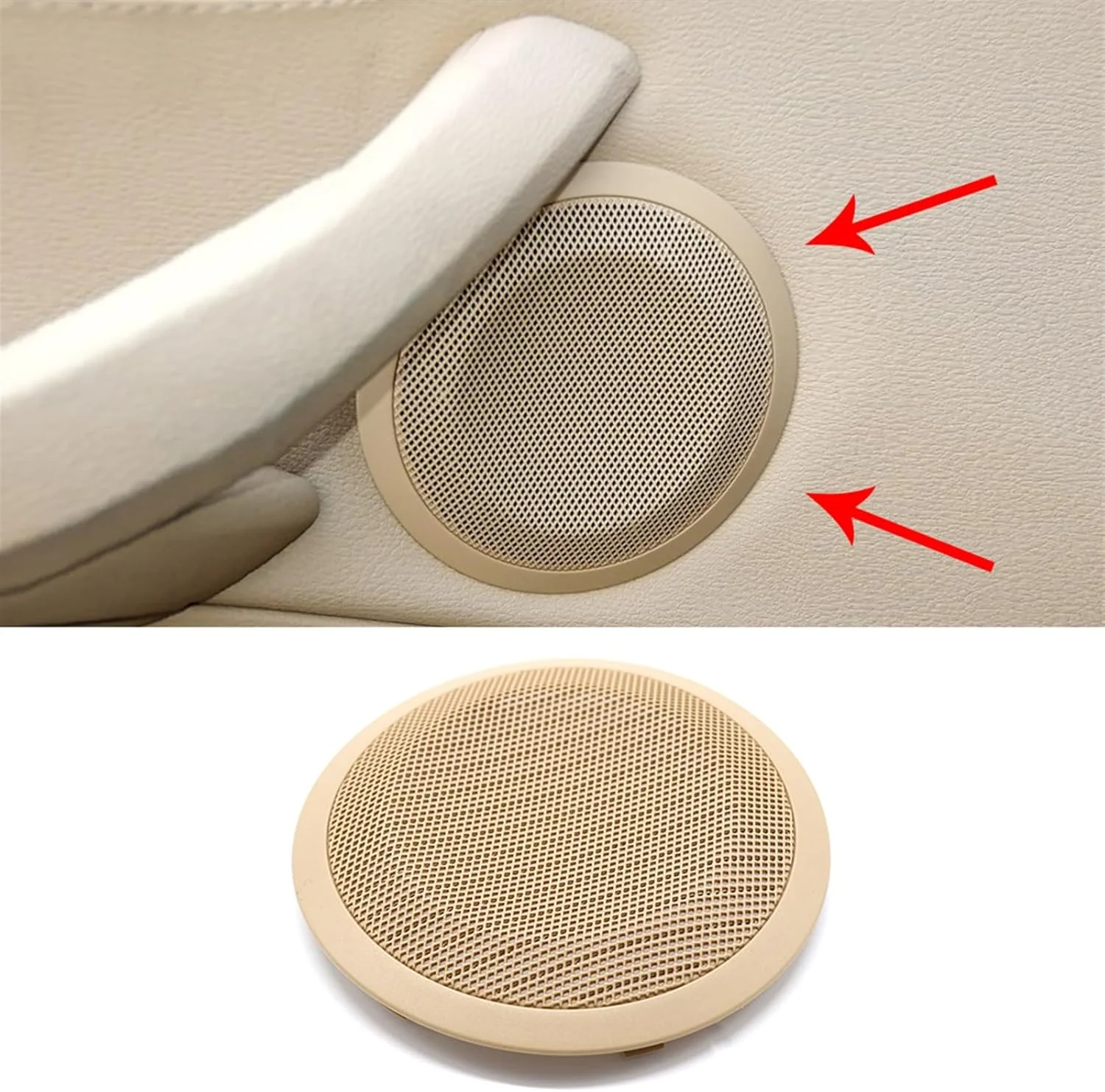 کاور بلندگوی درب خودرو KUVISA، 4 عدد، تزئین قاب بلندگو، مناسب برای BMW سری E90 E91 (4 عدد مشکی) کاور بلندگوی درب خودرو KUVISA، 4 عدد، تزئین قاب بلندگو، مناسب برای BMW سری E90 E91 (4 عدد مشکی)