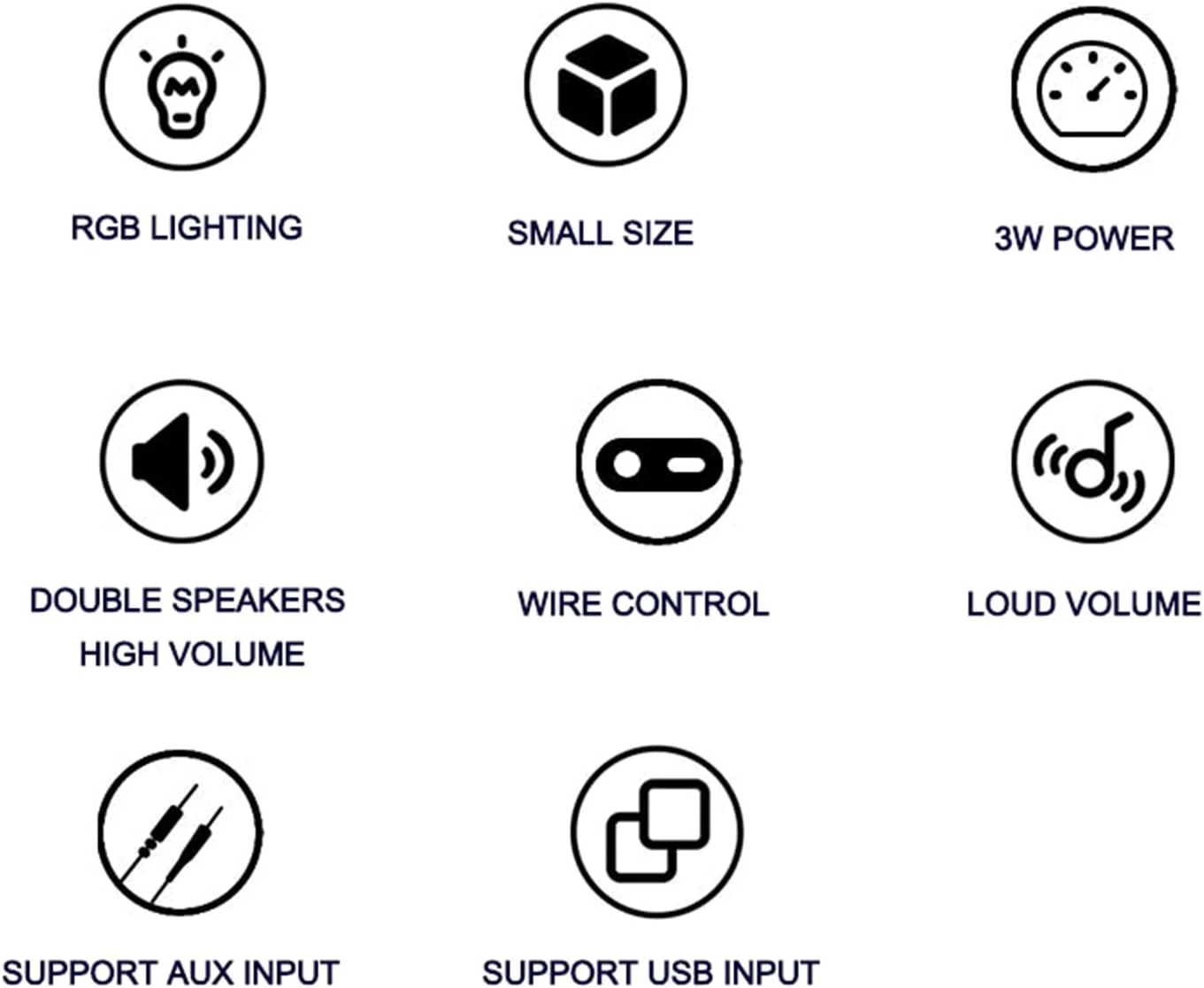 ست اسپیکر خانگی Irovami، اسپیکرهای کامپیوتر رومیزی، اسپیکرهای سیمی 3.5 میلی متری لپ تاپ، جعبه صدای تغذیه شده با USB با چراغ های RGB ست اسپیکر خانگی Irovami، اسپیکرهای کامپیوتر رومیزی، اسپیکرهای سیمی 3.5 میلی متری لپ تاپ، جعبه صدای تغذیه شده با USB با چراغ های RGB