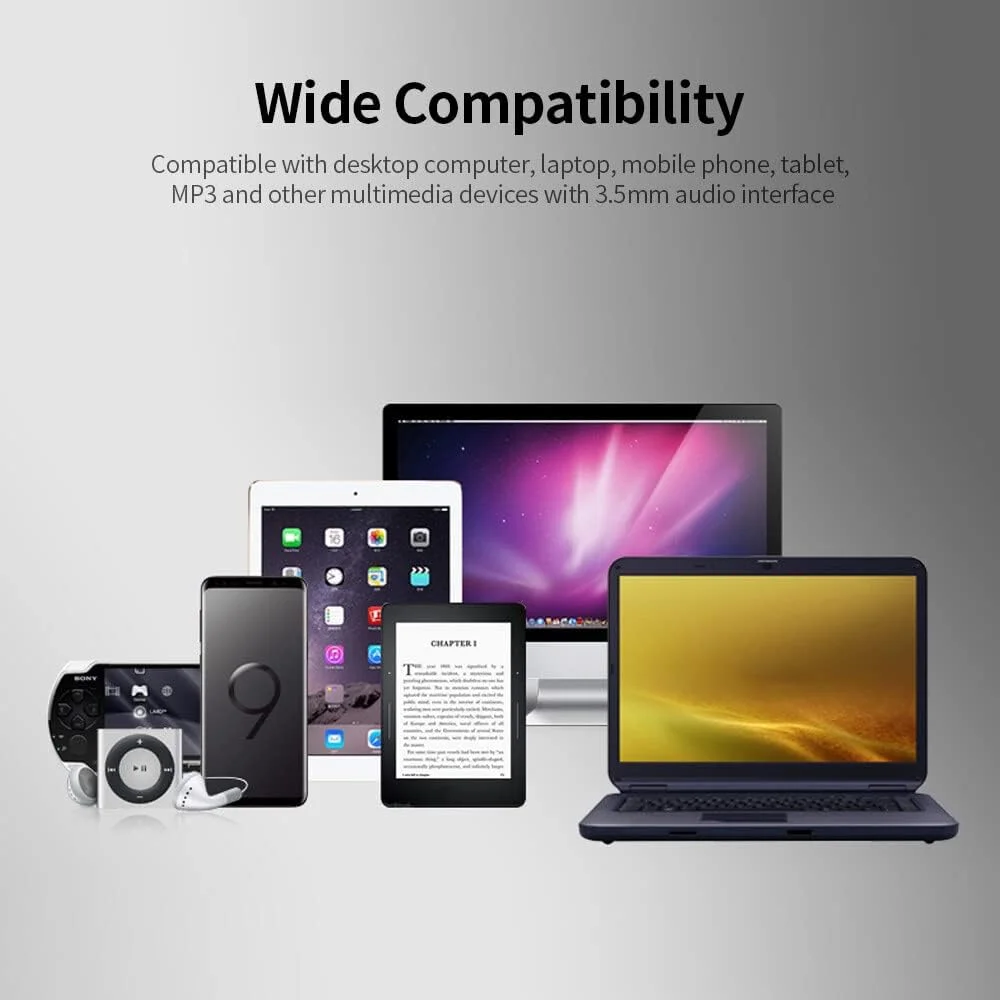 اسپیکر رومیزی ساب ووفر دار سیم دار USB Irovami با افکت صدای استریو و کنترل سیم مستقل برای کامپیوتر، لپ تاپ و تبلت