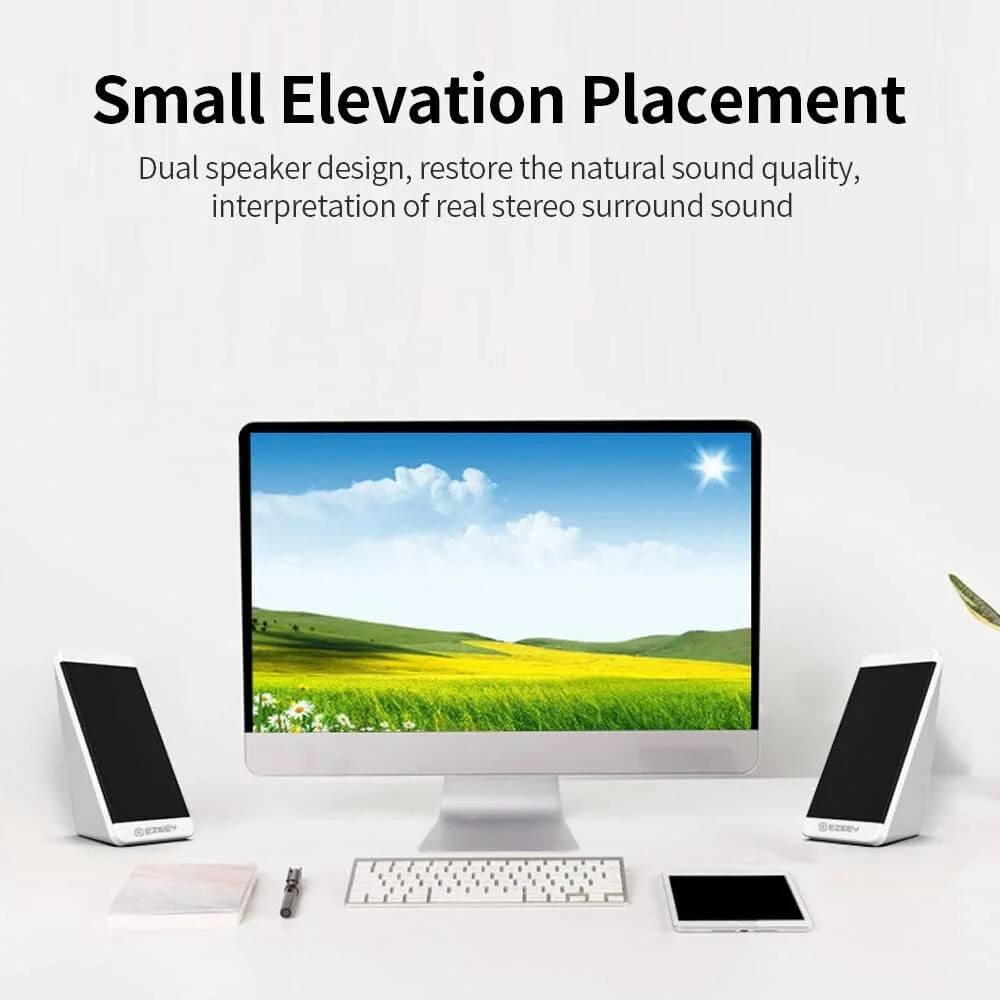 اسپیکر رومیزی ساب ووفر دار سیم دار USB Irovami با افکت صدای استریو و کنترل سیم مستقل برای کامپیوتر، لپ تاپ و تبلت اسپیکر رومیزی ساب ووفر دار سیم دار USB Irovami با افکت صدای استریو و کنترل سیم مستقل برای کامپیوتر، لپ تاپ و تبلت