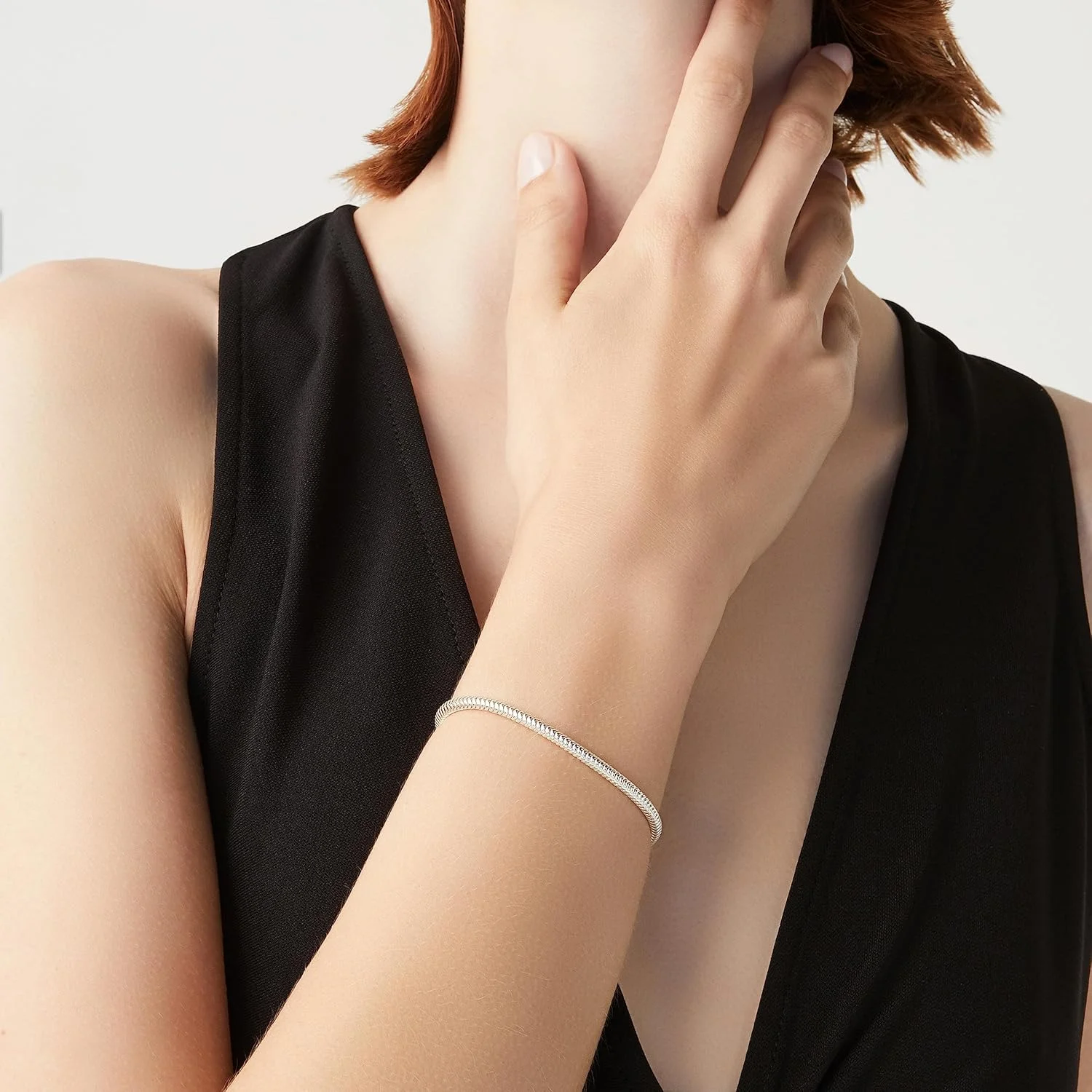 دستبند زنجیری نقره استرلینگ 925 ایتالیایی میابلا، طرح ماری، ضخامت 3 میلی متر، مناسب برای زنان و مردان، ساخت ایتالیا