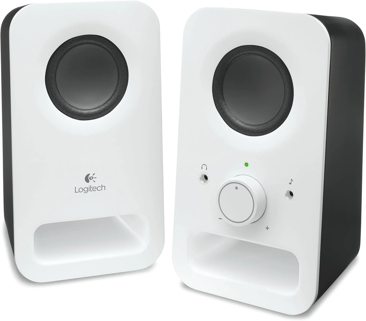 اسپیکر های چند رسانه ای Logitech Z150 با صدای استریو (سفید)