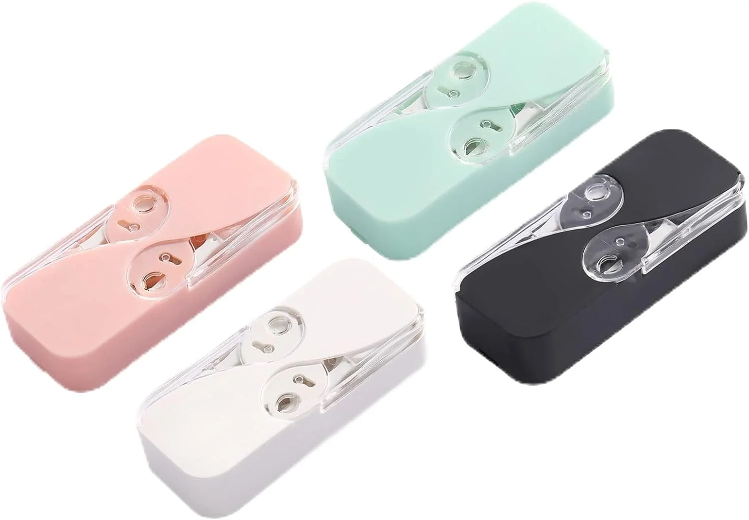 ظرف نخ دندان قابل حمل NALACAL، ظرف نگهدارنده نخ دندان قابل پر کردن مجدد با 48 عدد نخ دندان، سازمان دهنده خودکار نخ دندان، جعبه نخ دندان مسافرتی برای تمیز کردن دندان (بسته 4 عددی) ظرف نخ دندان قابل حمل NALACAL، ظرف نگهدارنده نخ دندان قابل پر کردن مجدد با 48 عدد نخ دندان، سازمان دهنده خودکار نخ دندان، جعبه نخ دندان مسافرتی برای تمیز کردن دندان (بسته 4 عددی)