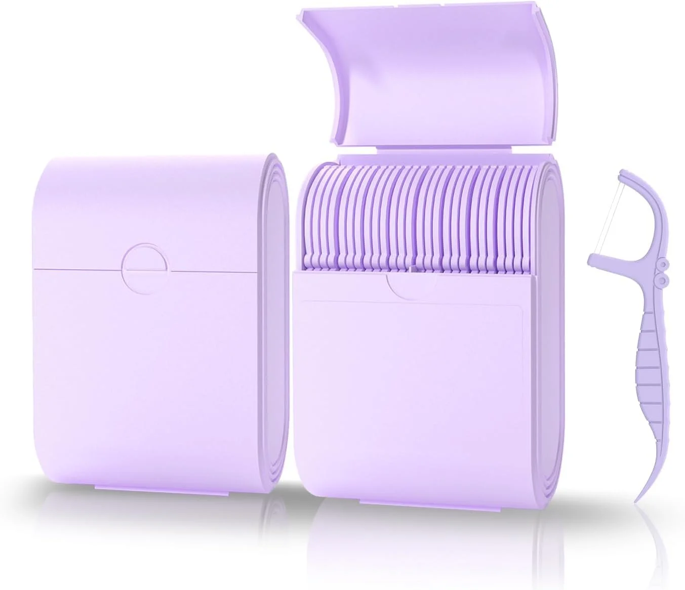 خلال دندان نالاکال با جعبه مسافرتی، خلال دندان دو خط طعم نعناع و خلال دندان با محفظه دو طرفه برای بهداشت دهان و دندان بنفش 2 جعبه خلال دندان نالاکال با جعبه مسافرتی، خلال دندان دو خط طعم نعناع و خلال دندان با محفظه دو طرفه برای بهداشت دهان و دندان بنفش 2 جعبه