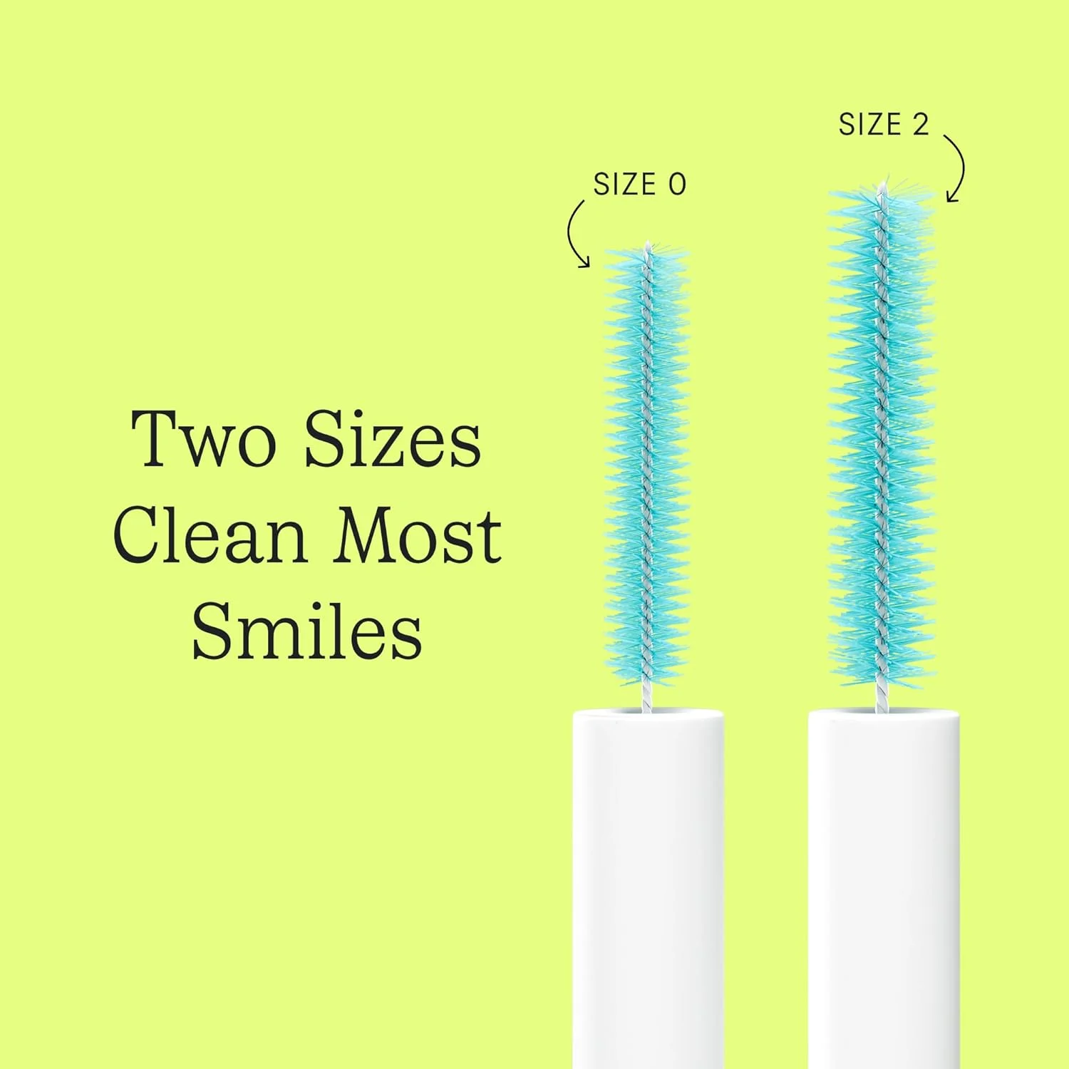 برس بین دندانی نرم Cocolab Great Gums، مکمل نخ دندان با کاربری آسان برای تمیز کردن دندان ها و سلامت لثه، سایز 2، بسته 25 عددی