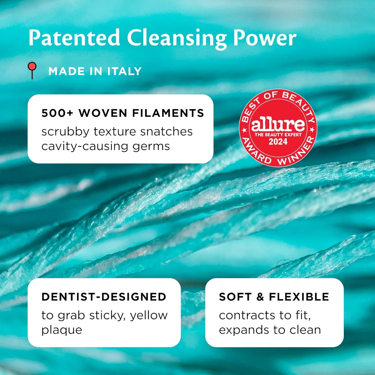 نخ دندان لوکس آغشته به روغن نارگیل کوکوفلوس | طراحی شده توسط دندانپزشک | وگان، بدون تست حیوانی و بدون گلوتن | مهمانی نخ دندان برای آقایان و بانوان | 3 عدد (30 متر)