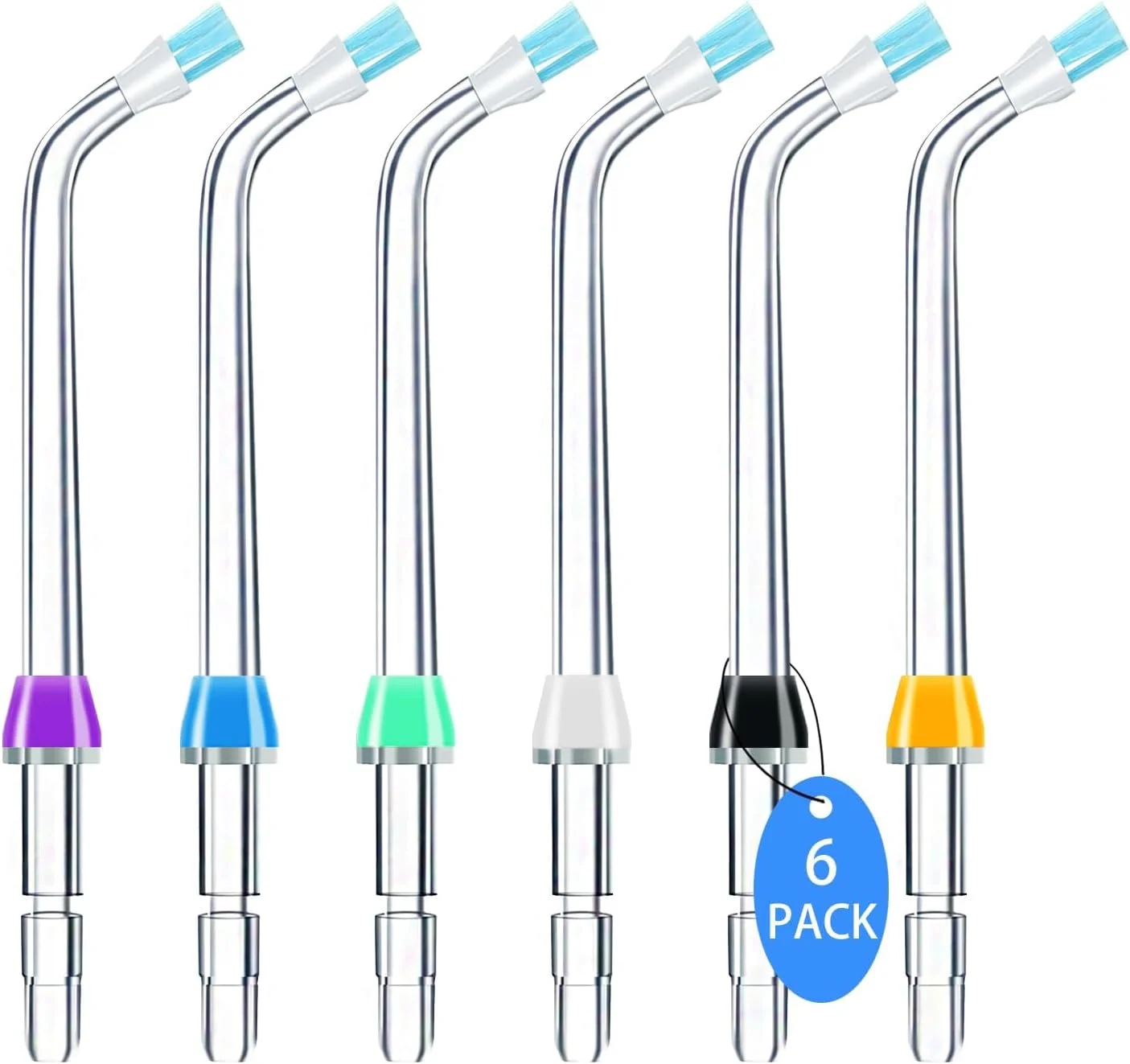 سری های جایگزین MAKINGTEC برای دستگاه های نخ دندان آبی Waterpik، سری های جایگزین پلاک سیكر سازگار با دستگاه های نخ دندان آبی Waterpik، سری های برس دار حذف کننده پلاک