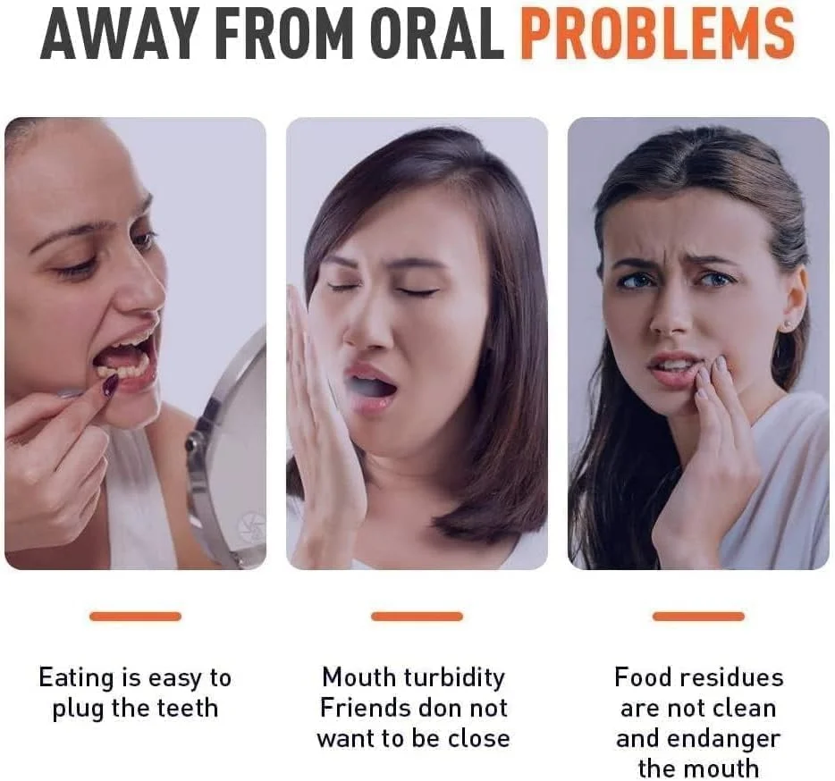 نخ دندان کمانی MAKINGTEC - بسته 300 عددی، مناسب سفر، بسته بندی تکی، بدون طعم، نخ دندان یکبار مصرف با استحکام بالا