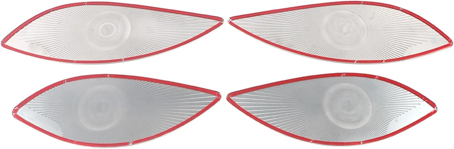 روکش بلندگوی درب خودرو KUVISA، تریم بلندگو، برچسب استیل ضد زنگ، لوازم جانبی داخلی، برای مرسدس بنز، کلاس E W213 2017-2021 محافظ روکش بلندگوی خودرو (نقره ای برس خورده)