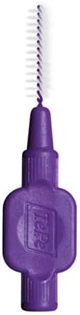 برس بین دندانی TePe (بسته 25 عددی مهر و موم شده به همراه 25 درپوش/دسته بهداشتی) (1.10 میلی متر بنفش بزرگ) توسط TePe