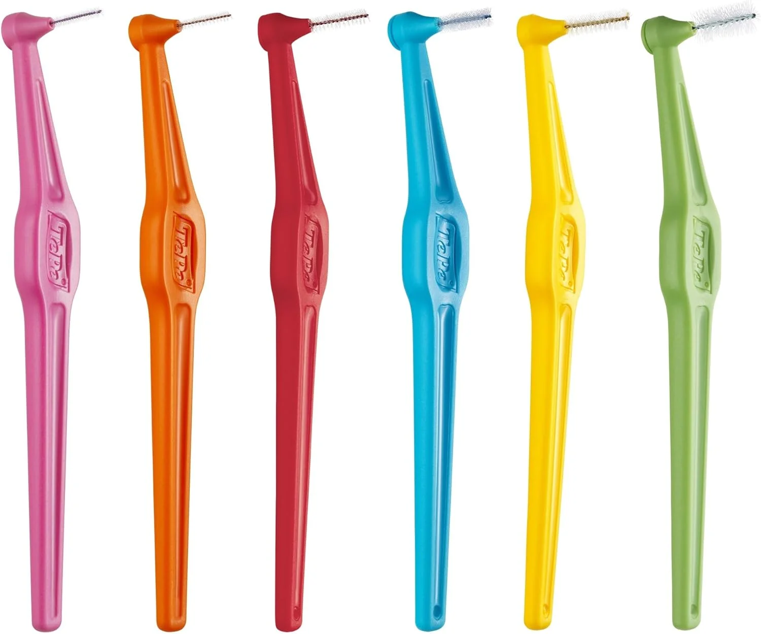 برس بین دندانی زاویه دار TePe، آبی، 0.6 میلی متر/ISO 3، 6 عدد، از بین برنده پلاک، تمیز کردن آسان و موثر بین دندان ها، نخ دندان برای فضاهای کوچک، بسته کارتنی