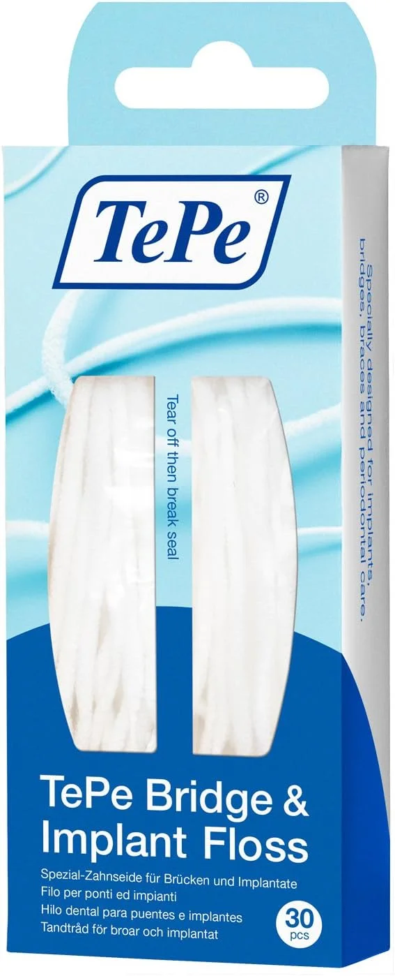 نخ دندان مخصوص بریج و ایمپلنت تپه (30 عدد)