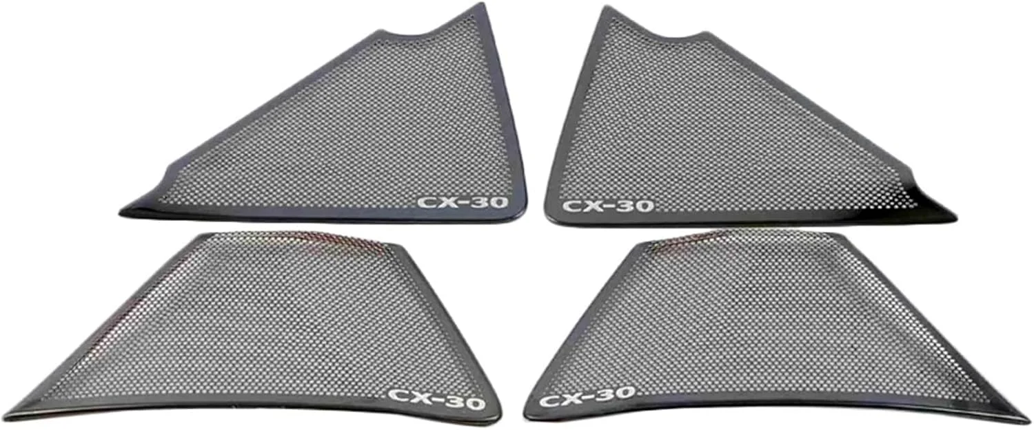 KUVISA برای مزدا، CX-30 CX 30 CX30 2020 لوازم جانبی خودرو ستون جلویی سقف بوق هود پوشش بلندگو قاب تزئینی پولک محافظ پوشش بلندگوی خودرو (مشکی) KUVISA برای مزدا، CX-30 CX 30 CX30 2020 لوازم جانبی خودرو ستون جلویی سقف بوق هود پوشش بلندگو قاب تزئینی پولک محافظ پوشش بلندگوی خودرو (مشکی)