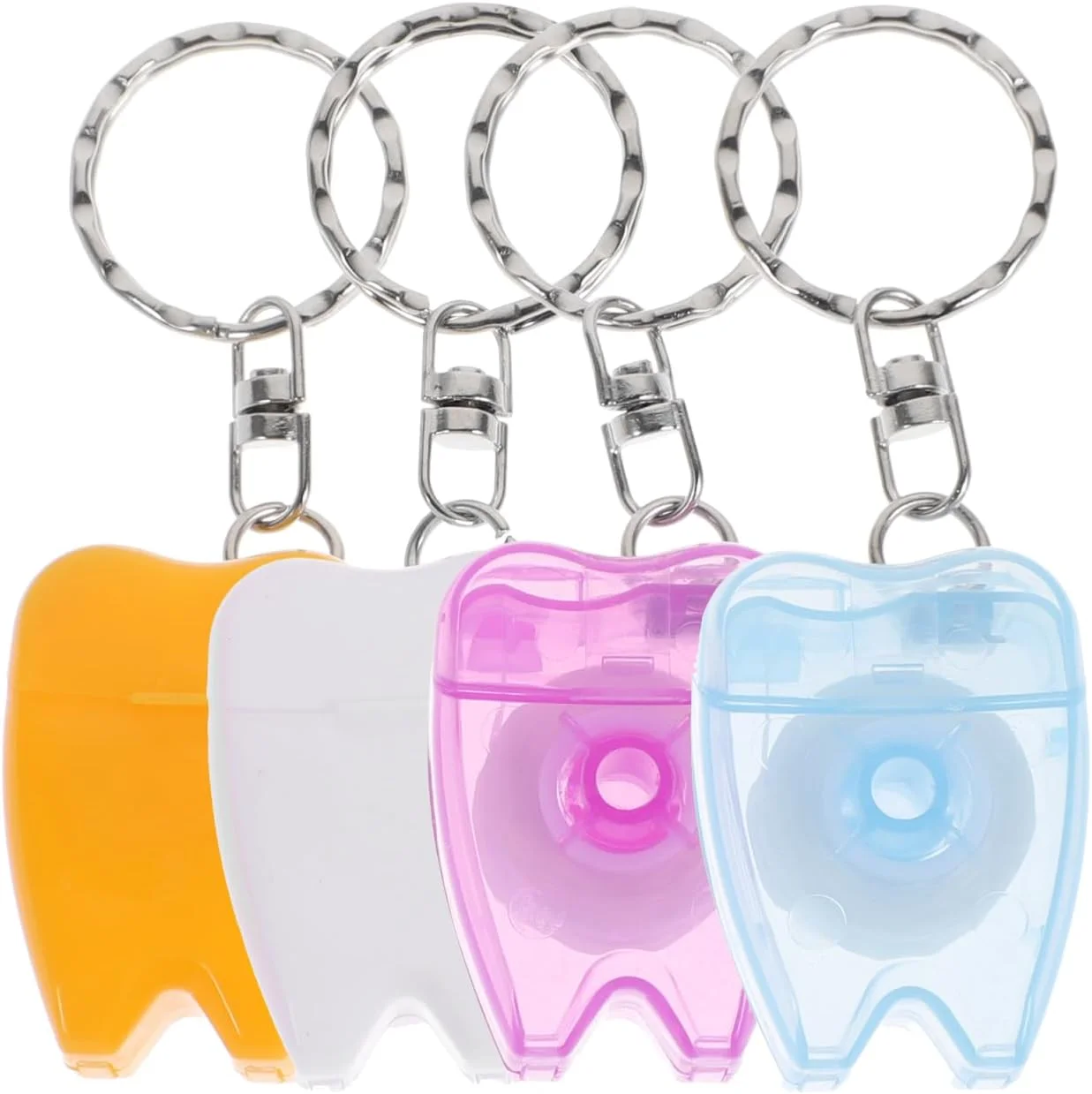 نخ دندان بهداشتی هیلایفتی، 4 عدد نخ دندان 15 متری، جاکلیدی قابل حمل، نخ دندان مسواکی برای تمیز کردن دندان، مراقبت از دهان (رنگ تصادفی) نخ دندان بهداشتی هیلایفتی، 4 عدد نخ دندان 15 متری، جاکلیدی قابل حمل، نخ دندان مسواکی برای تمیز کردن دندان، مراقبت از دهان (رنگ تصادفی)