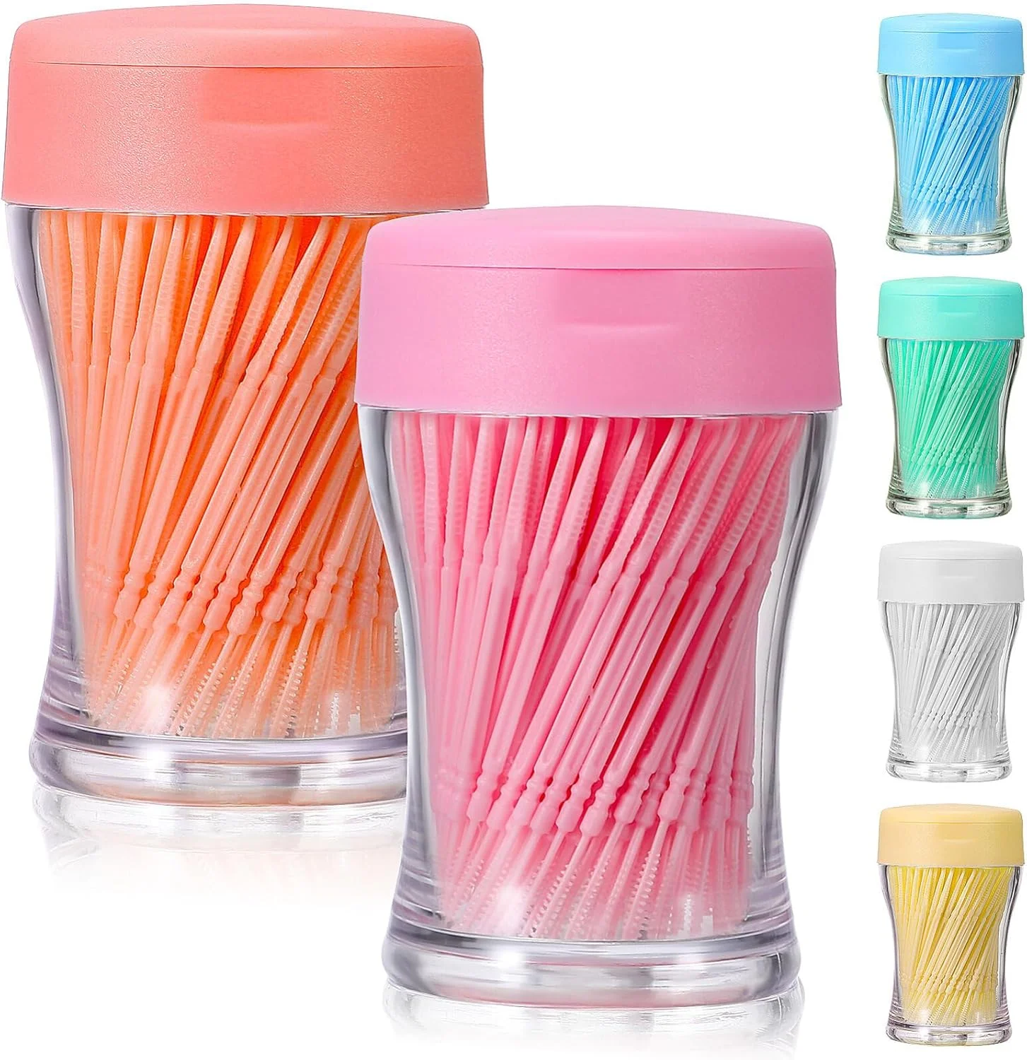 Healifty 1200 عدد خلال دندان دو سر، خلال دندان پلاستیکی یکبار مصرف برای تمیز کردن دندان، برس های بین دندانی مراقبت از دهان خلال دندان Healifty 1200 عدد خلال دندان دو سر، خلال دندان پلاستیکی یکبار مصرف برای تمیز کردن دندان، برس های بین دندانی مراقبت از دهان خلال دندان