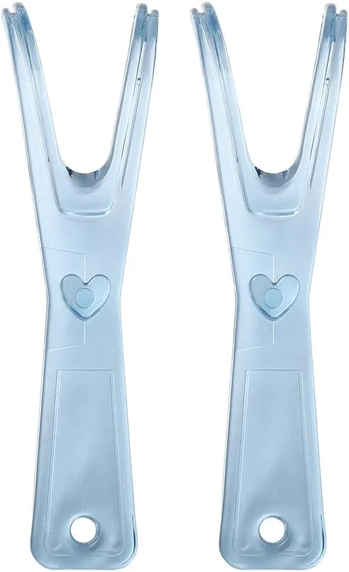 هیلایفتی نگهدارنده نخ دندان برای دندان - بسته 2 عددی دسته نخ دندان قابل استفاده مجدد جایگزین دسته نخ دندان برای تمیز کردن دندان (آبی) هیلایفتی نگهدارنده نخ دندان برای دندان - بسته 2 عددی دسته نخ دندان قابل استفاده مجدد جایگزین دسته نخ دندان برای تمیز کردن دندان (آبی)