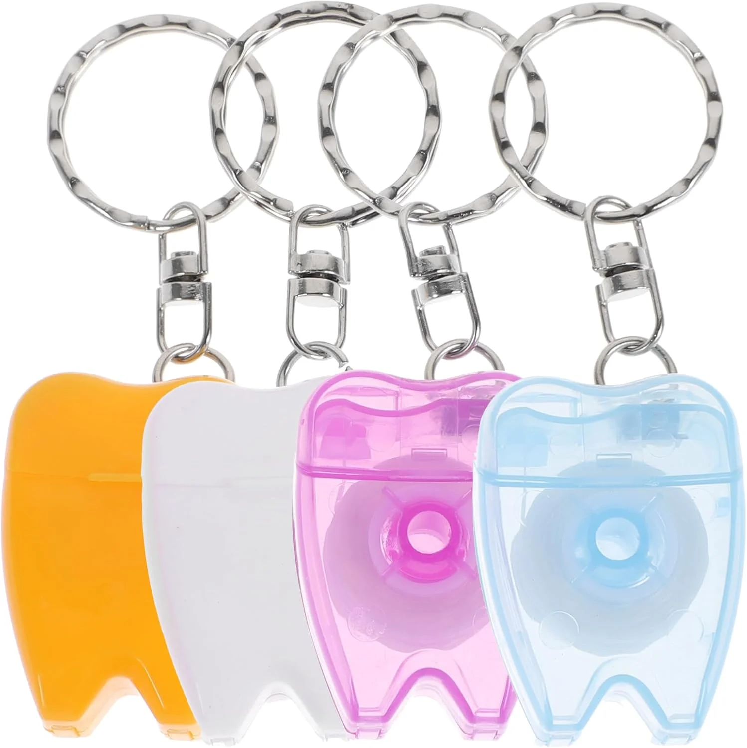 هیلایفتی 15 متری نخ دندان قابل حمل جاکلیدی نخ دندان 4 عدد (رنگ تصادفی) هیلایفتی 15 متری نخ دندان قابل حمل جاکلیدی نخ دندان 4 عدد (رنگ تصادفی)