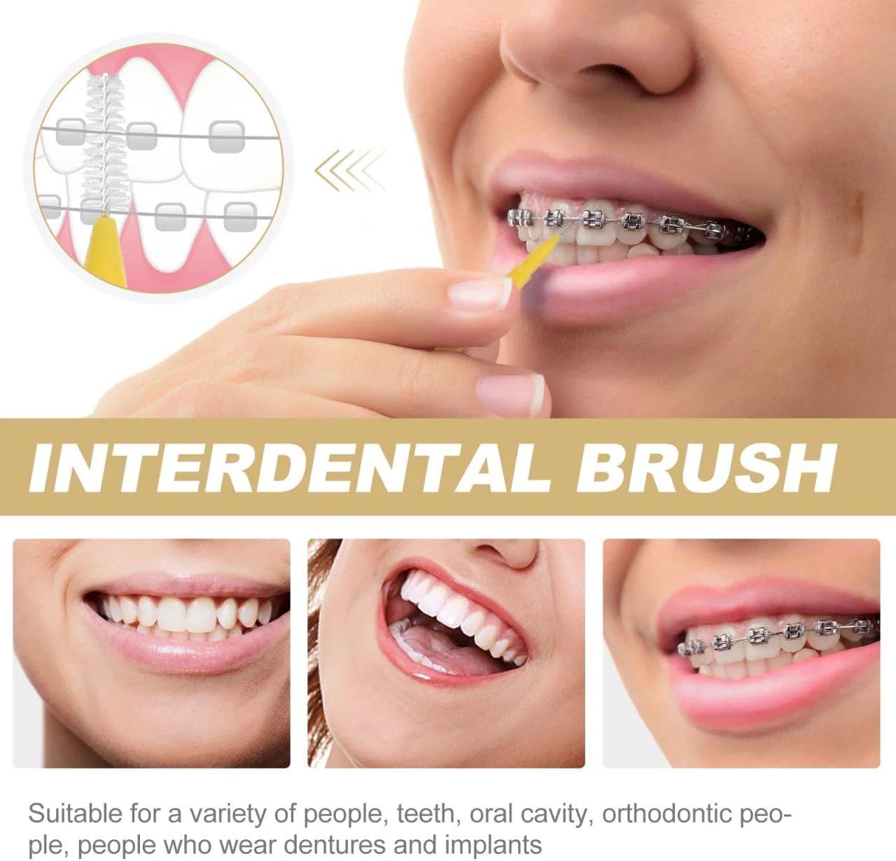 هیلایفتی 30 عدد برس بین دندانی، مسواک بین دندانی، مراقبت از دهان، برس های تمیز کننده دندان، ابزار مراقبت از دندان 0.7 میلی متر، زرد هیلایفتی 30 عدد برس بین دندانی، مسواک بین دندانی، مراقبت از دهان، برس های تمیز کننده دندان، ابزار مراقبت از دندان 0.7 میلی متر، زرد