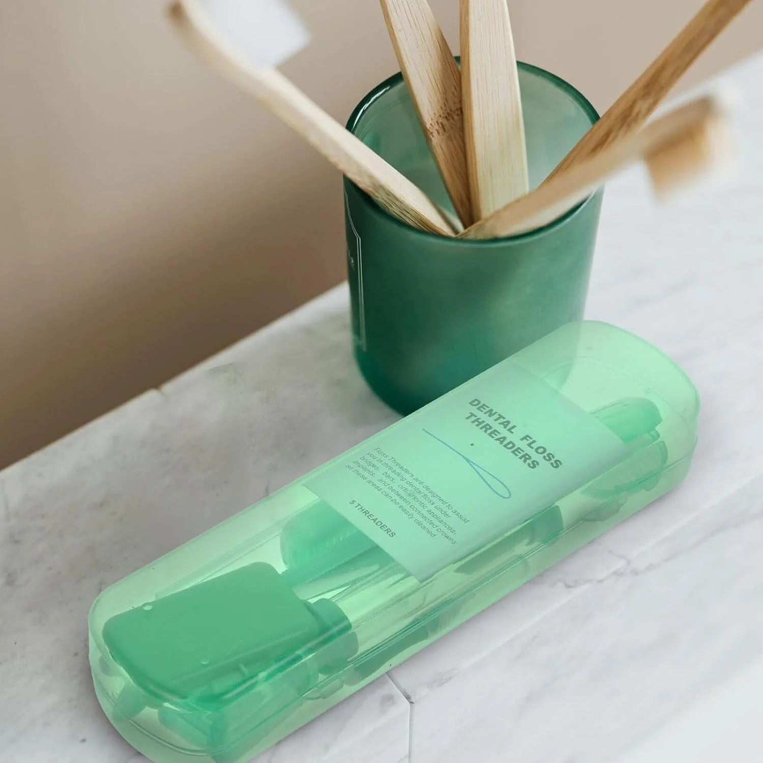 مجموعه ابزار ارتودنسی Healifty، شامل آینه دندانپزشکی، برس های بین دندانی، موم ارتودنسی، نخ دندان و کیت مسواک، سبز مجموعه ابزار ارتودنسی Healifty، شامل آینه دندانپزشکی، برس های بین دندانی، موم ارتودنسی، نخ دندان و کیت مسواک، سبز