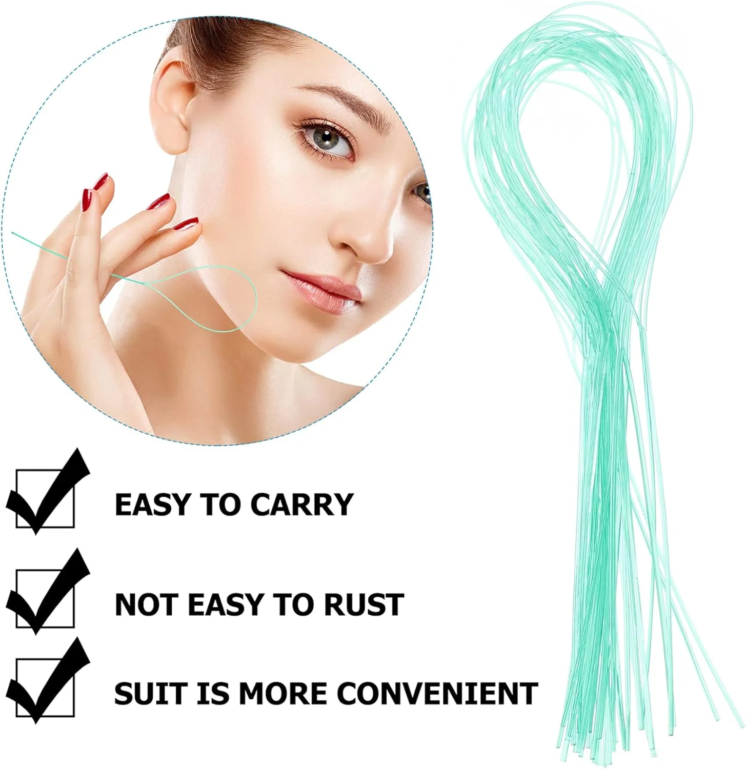 هیلایفتی 105 عدد نخ دندان حرفه ای، ابزار تمیز کننده بین دندانی برای ارتودنسی و بریج دندان هیلایفتی 105 عدد نخ دندان حرفه ای، ابزار تمیز کننده بین دندانی برای ارتودنسی و بریج دندان