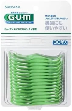 نخ دندان و خلال دندان GUM مدل Y شکل 30 عددی