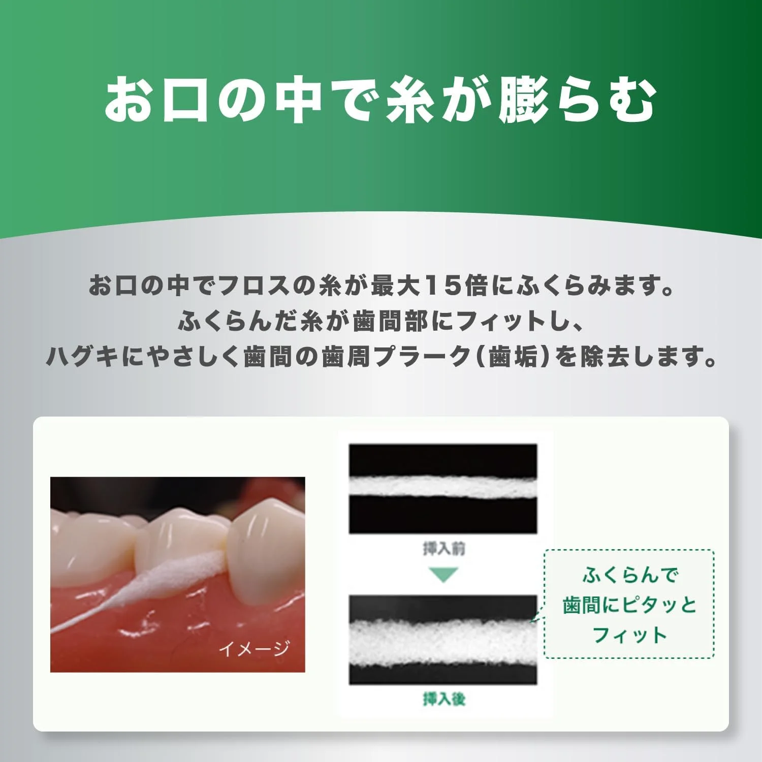 نخ دندان موم دار GUM، 50 متری، نوع تخت نخ دندان موم دار GUM، 50 متری، نوع تخت
