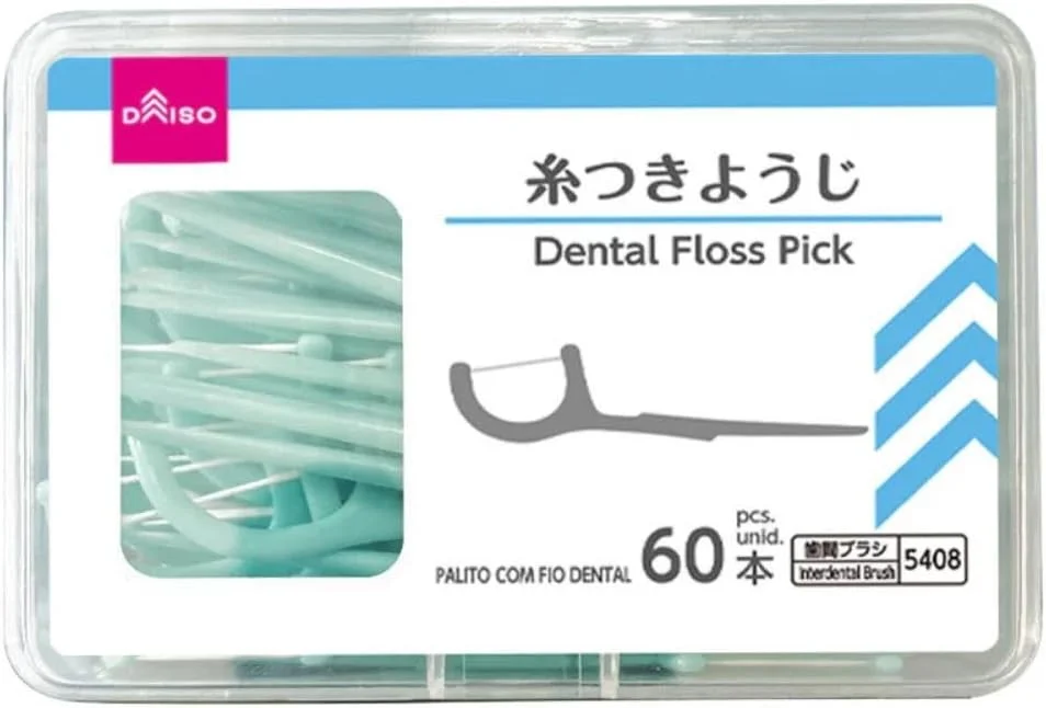 نخ دندان کمانی دایسو 60 عددی - آبی