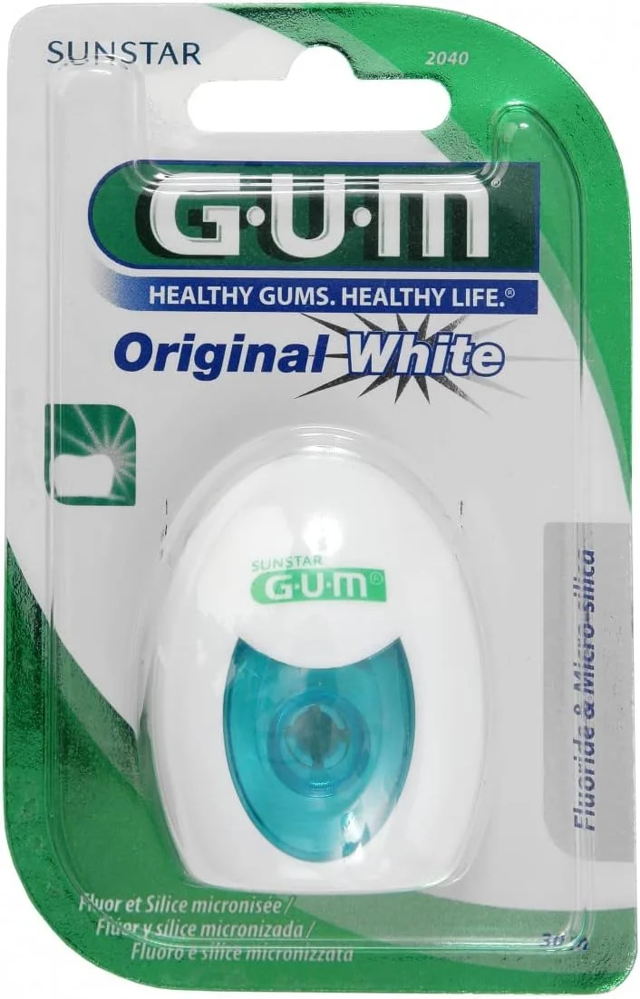 نخ دندان سفید کننده اورجینال GUM، 6 بسته 30 متری